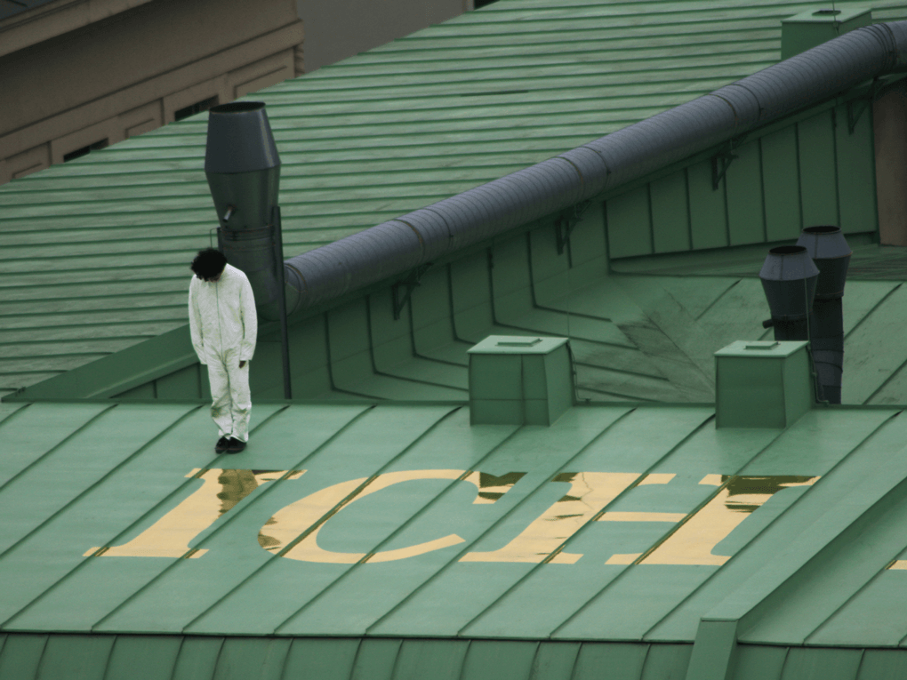 Ich fergebe dir, intervention in public space, das weisse haus, Vienna 2009