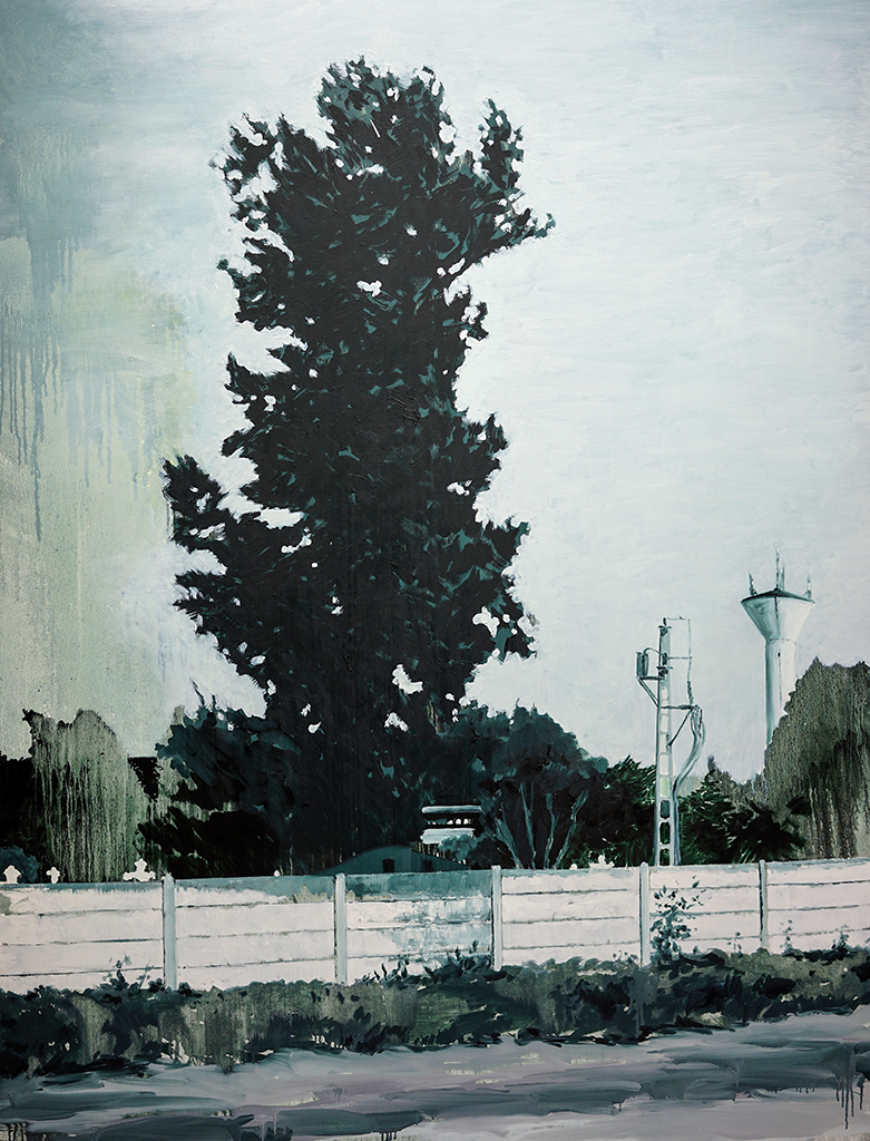 untitled (border world). 170 x 130cm. oil on canvas. 2019.