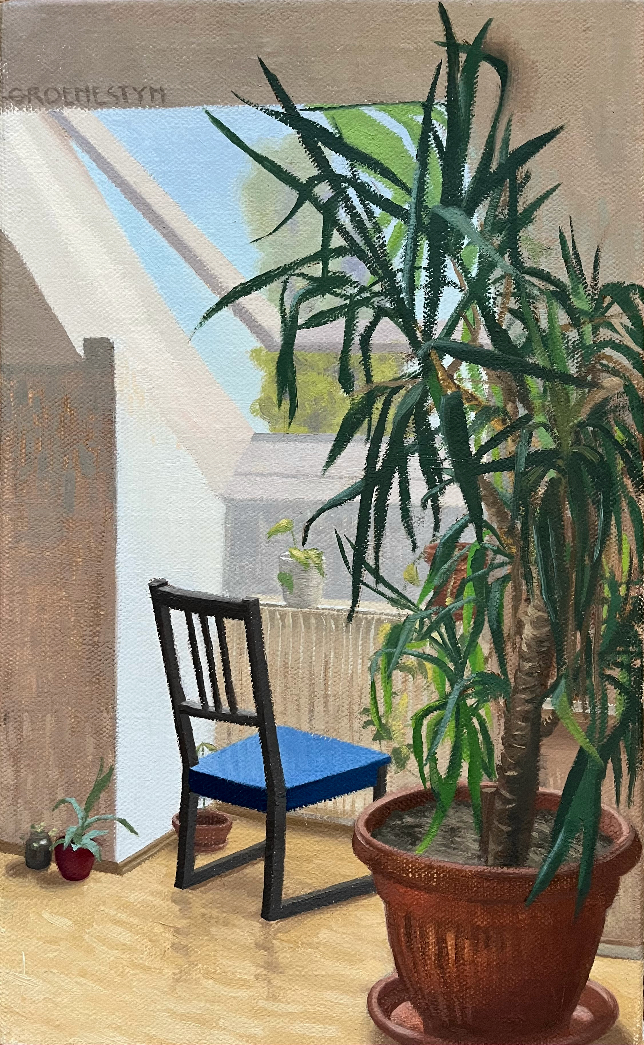 RIDING FOR THE FEELING. GOSFORD ART PRIZE 2024. OIL / öL. 450X280.