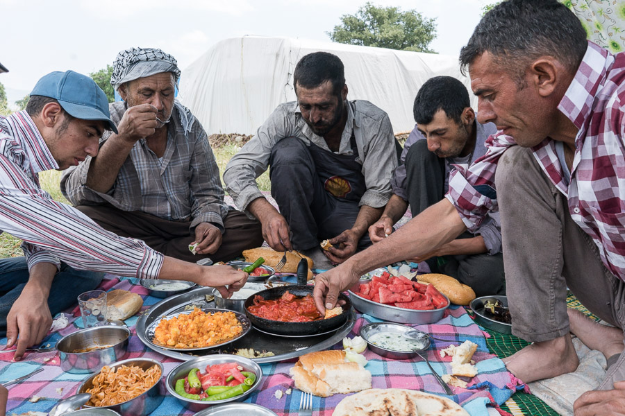 Kizilcahamam, Turquie, 2017 Repas kurde / kurdish food