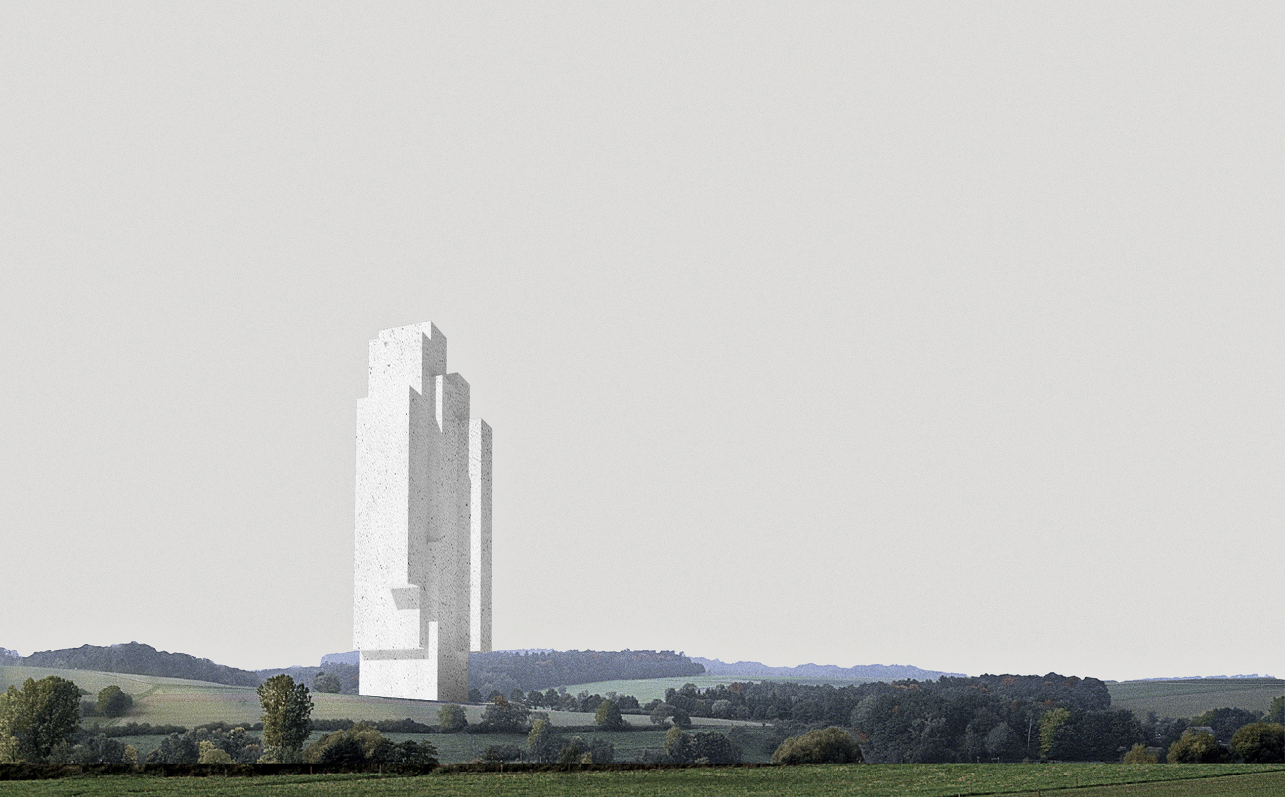 TOTEMS WITHOUT QUALITIES (2015), Pigment Pring and Acrylic on Canvas, 100x62c,