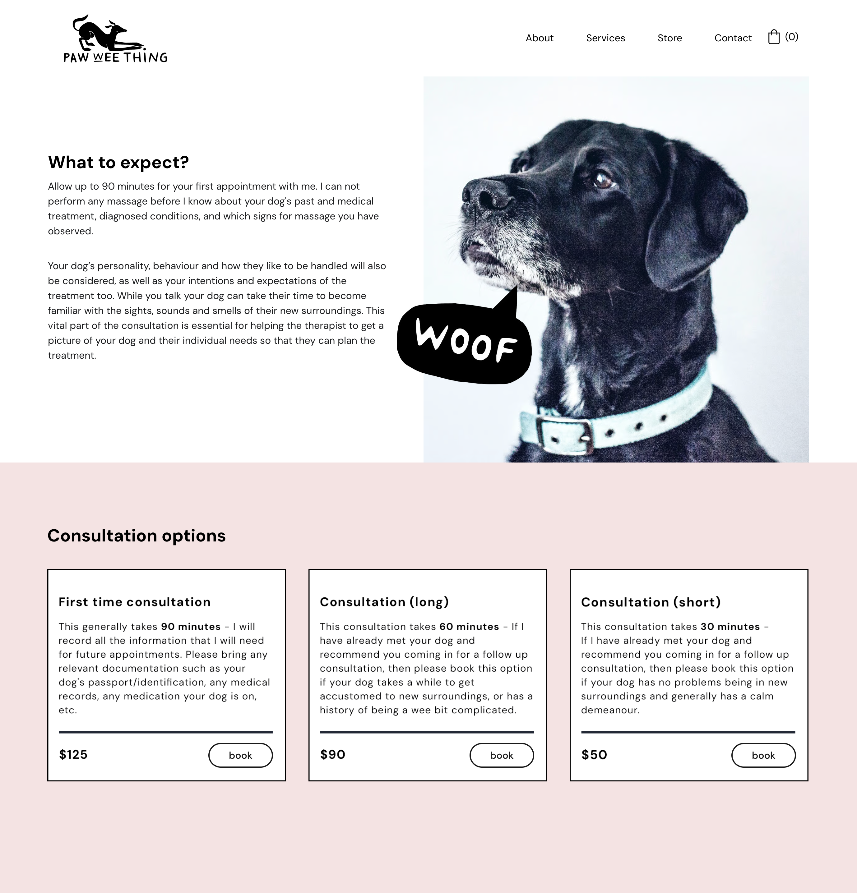 Services - Consultations: What to expect? Layout design