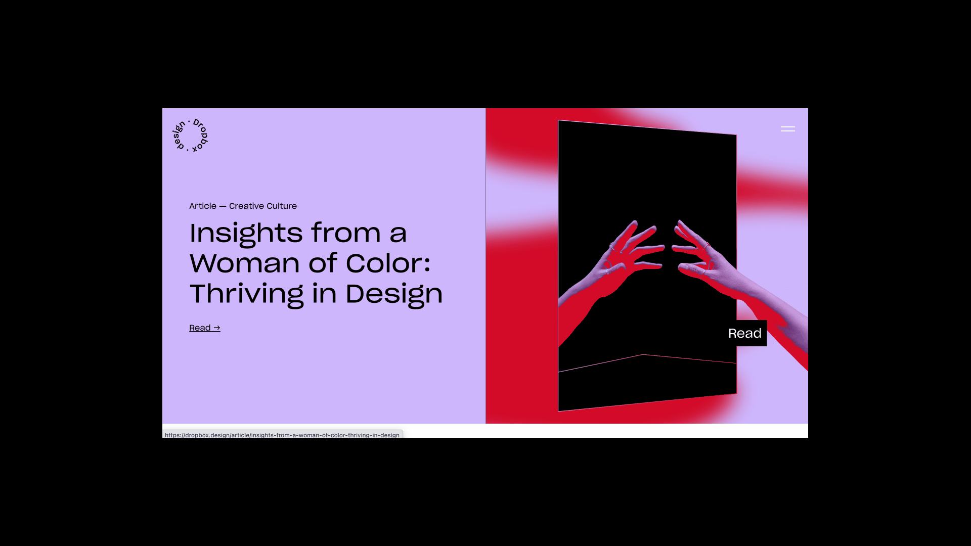 Dropbox.design, Interactive Designer + Image Art Director — Made with Dropbox Brand Studio