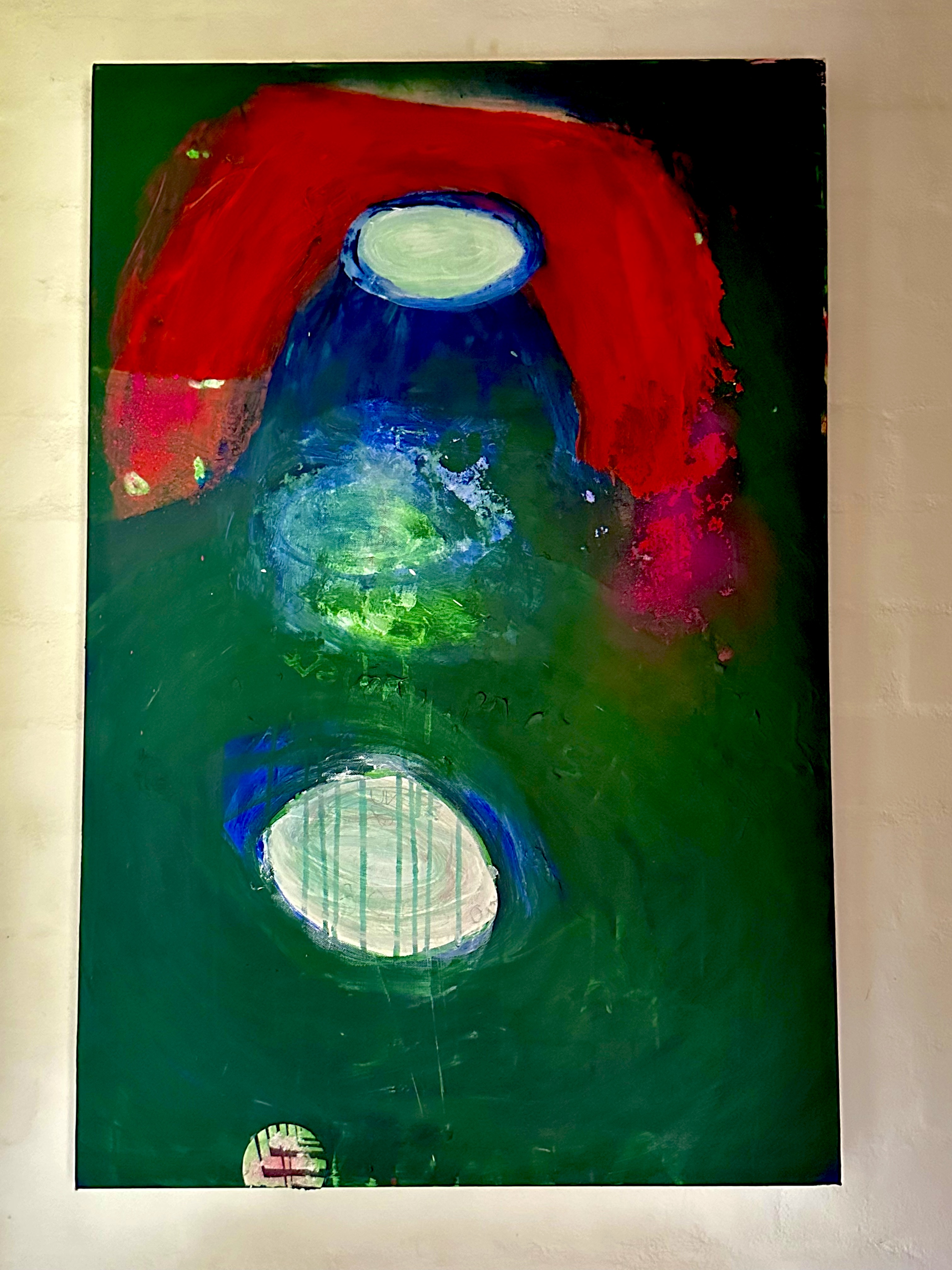 lumen by day, lux by nightMixed Media on Canvas 92cm x 62cm