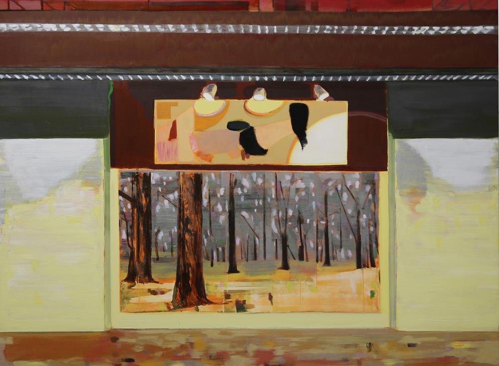 The last time, 2013, oil on linen. Photography: Simon Strong.