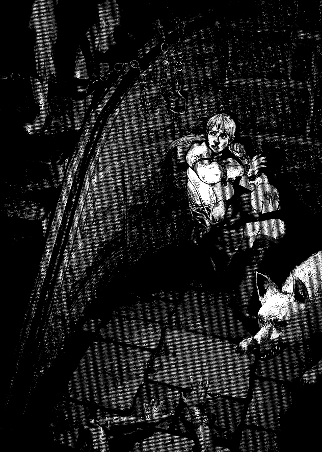 Haunting Ground art for Lost In Cult 'Mansion' book