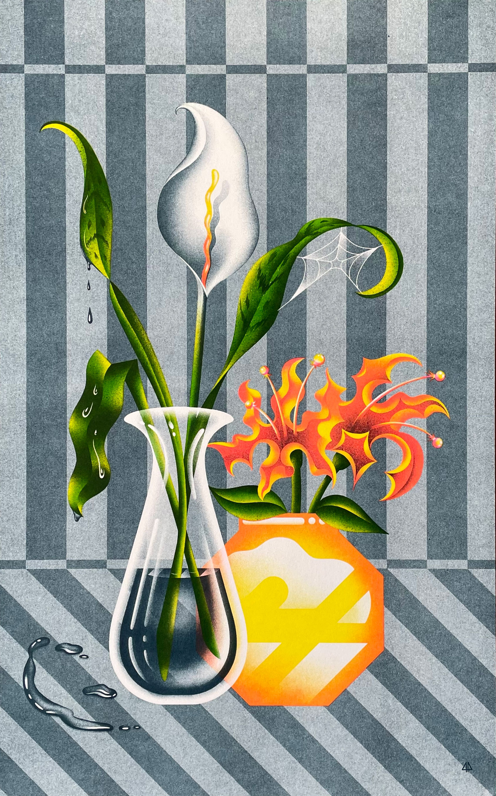 Bittersweet Still Life - 10"x 16" Riso Print