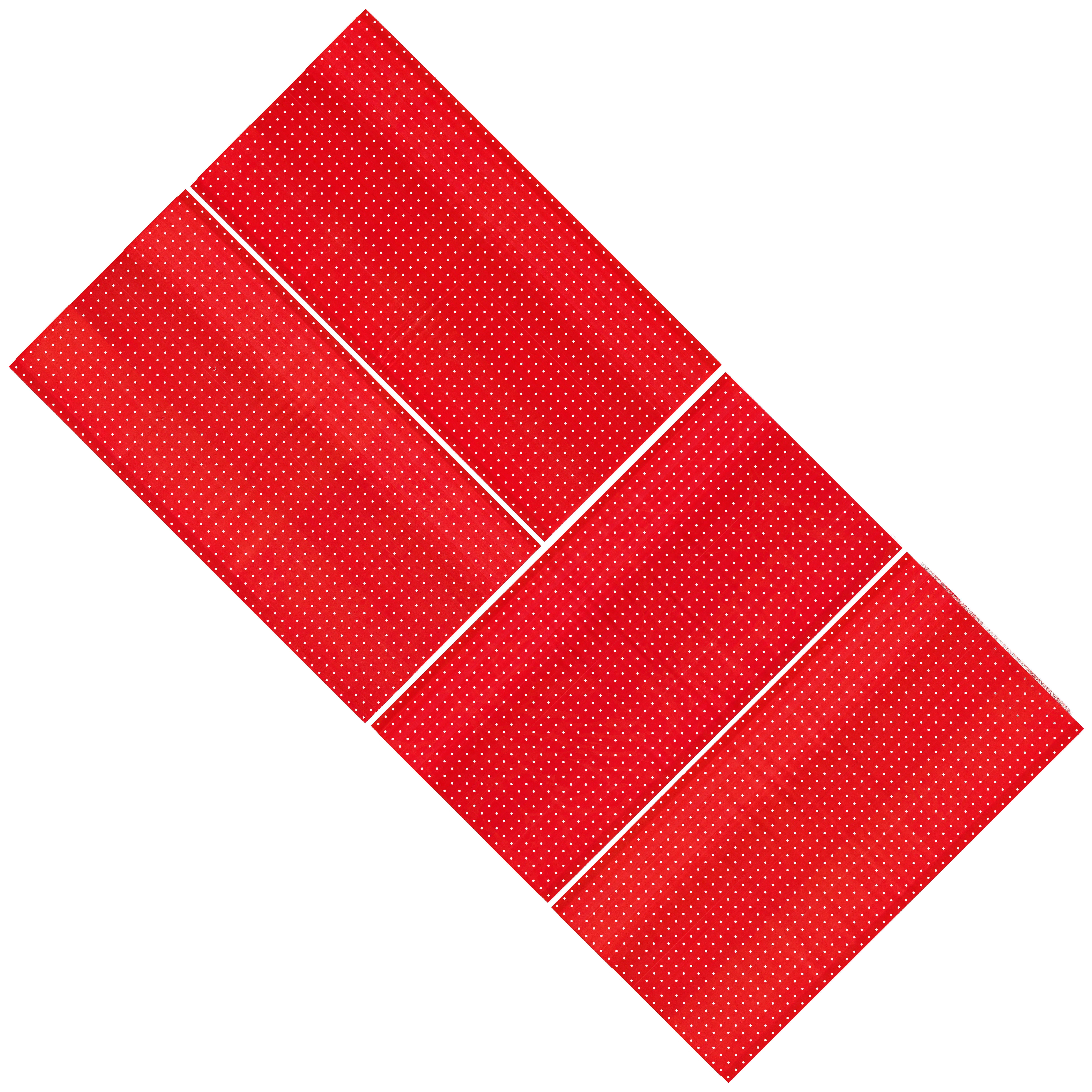 Display of Information - Napthol Scarlet, 2019Relief prints on Stonehenge paper49 x 97 in.124.46 x 246.38 cm