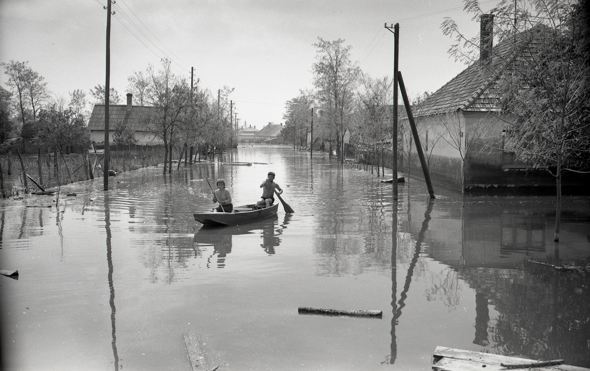It was only worth traveling by boat. - Photo: Petráš Š. ČTK TASR©