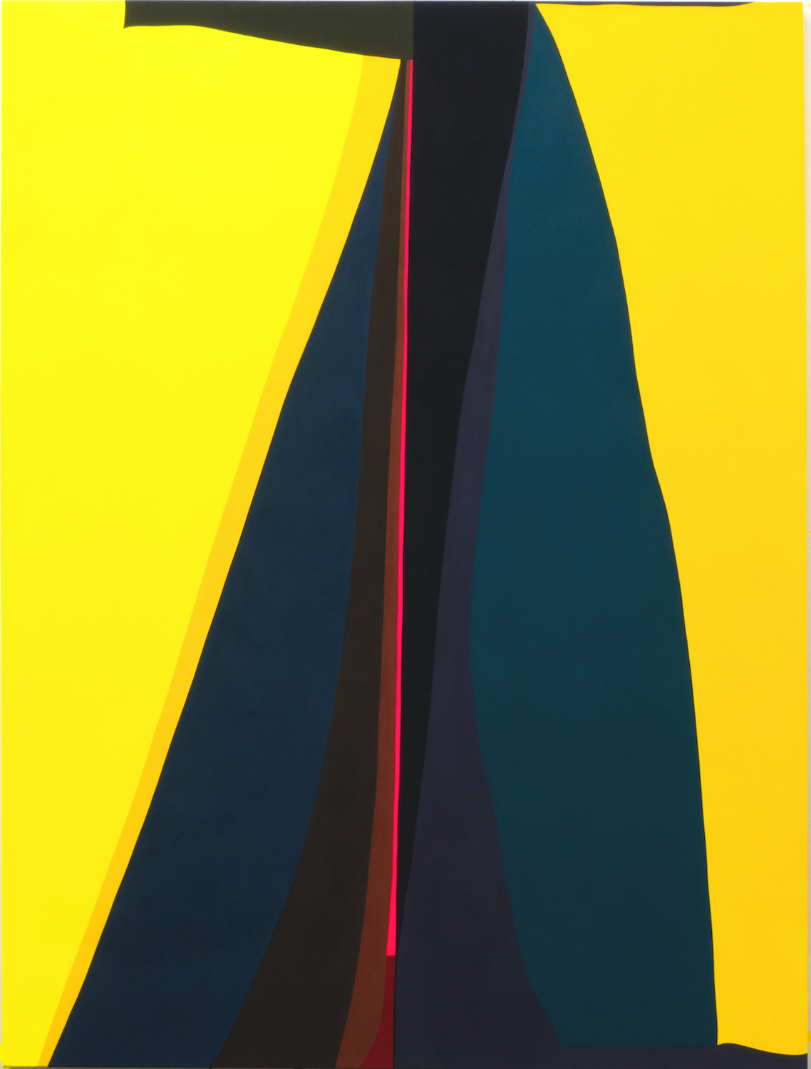 Brian Sanchez, Nightlatch, 2020, Vinyl emulsion on canvas, 72 x 54 in.