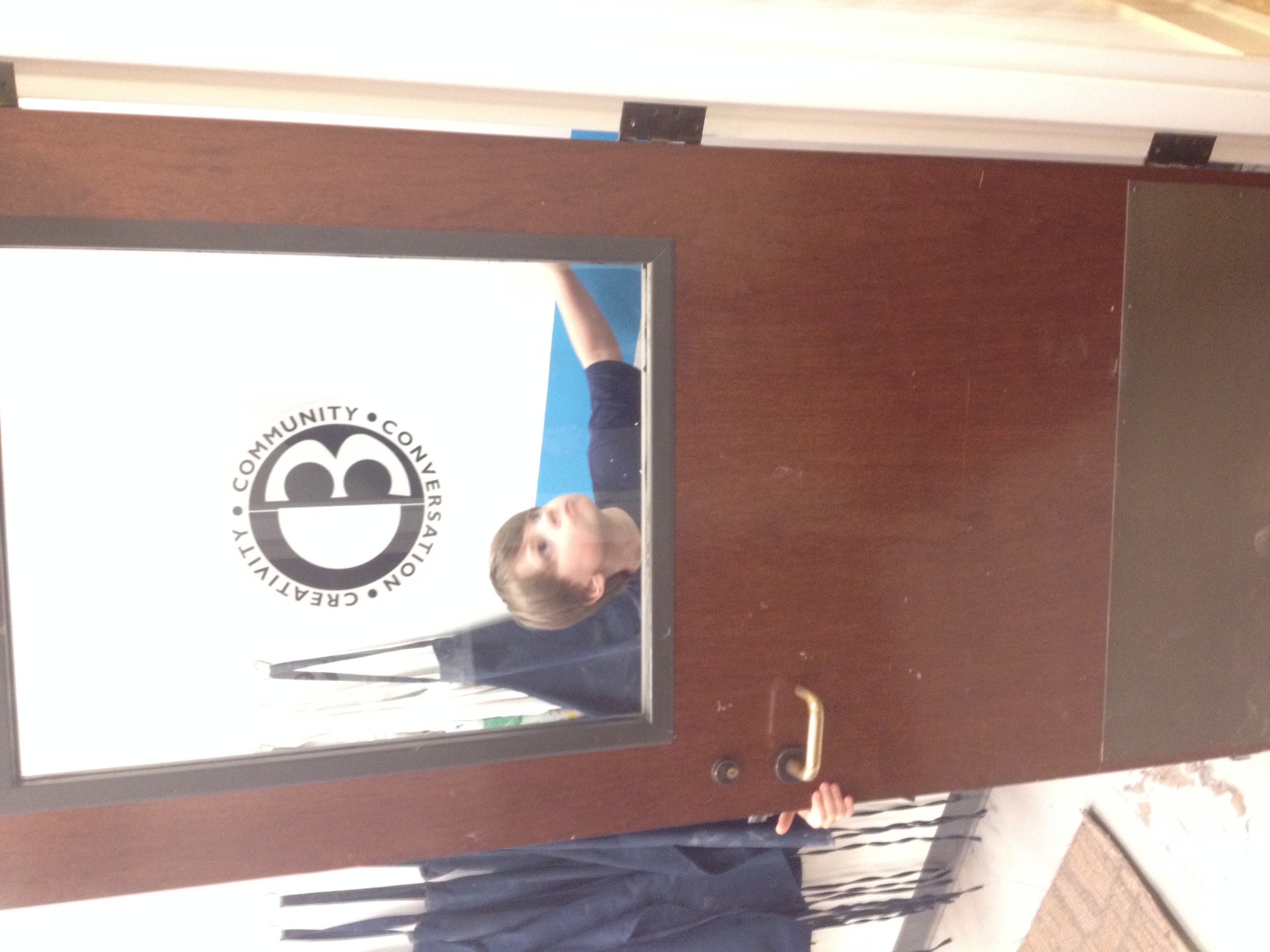 johnson's son Vesper turning the lights off on the last day