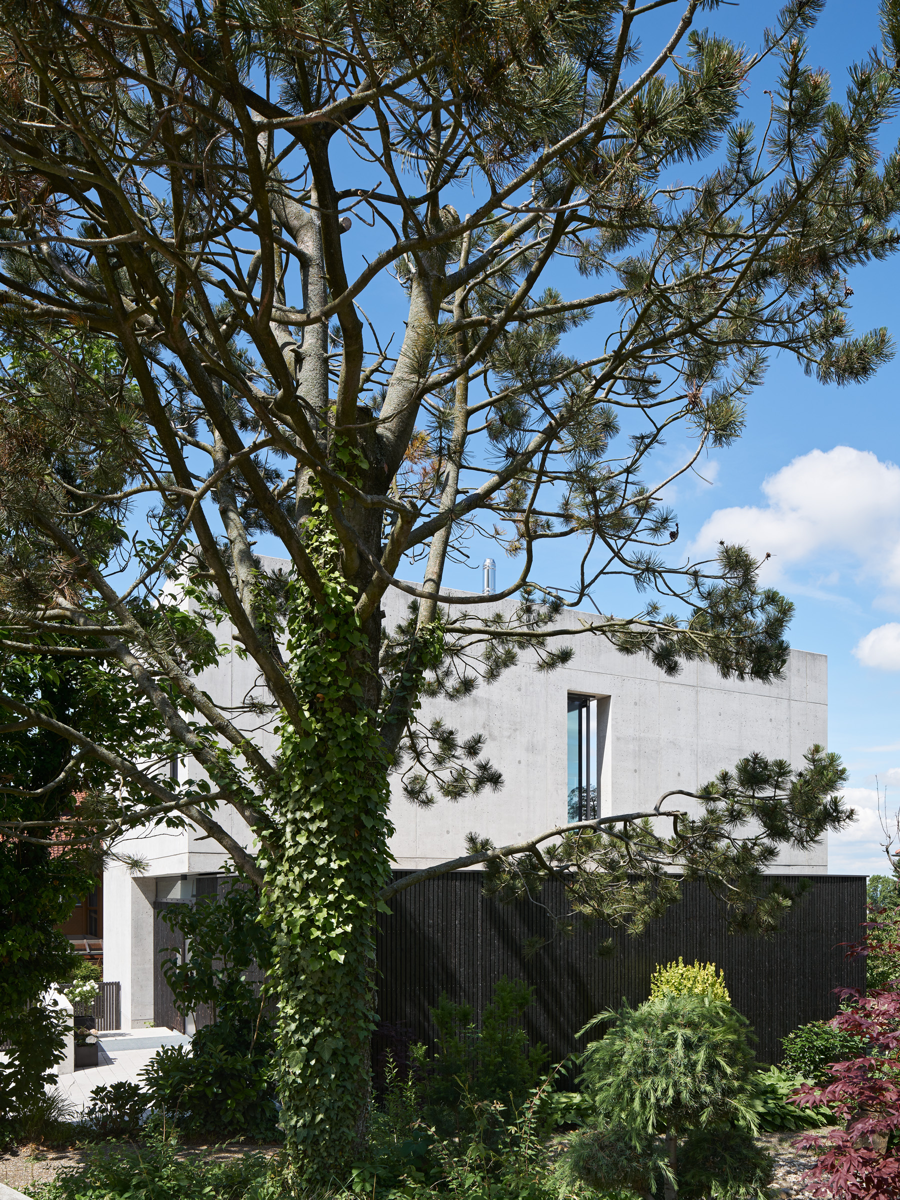 Leichtbetonhaus in Ettlingen. Kunde: baurmann.dürr Architekten.