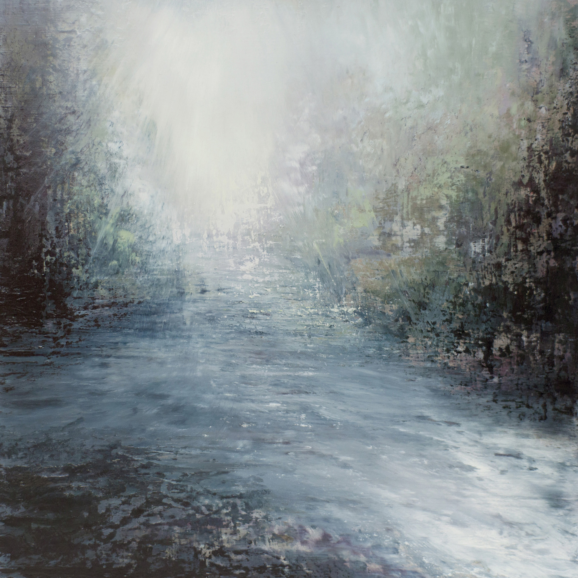 Sleep A Long Dream Never To Be Buried (8/22) Oil on wood, 48 x 48 cm