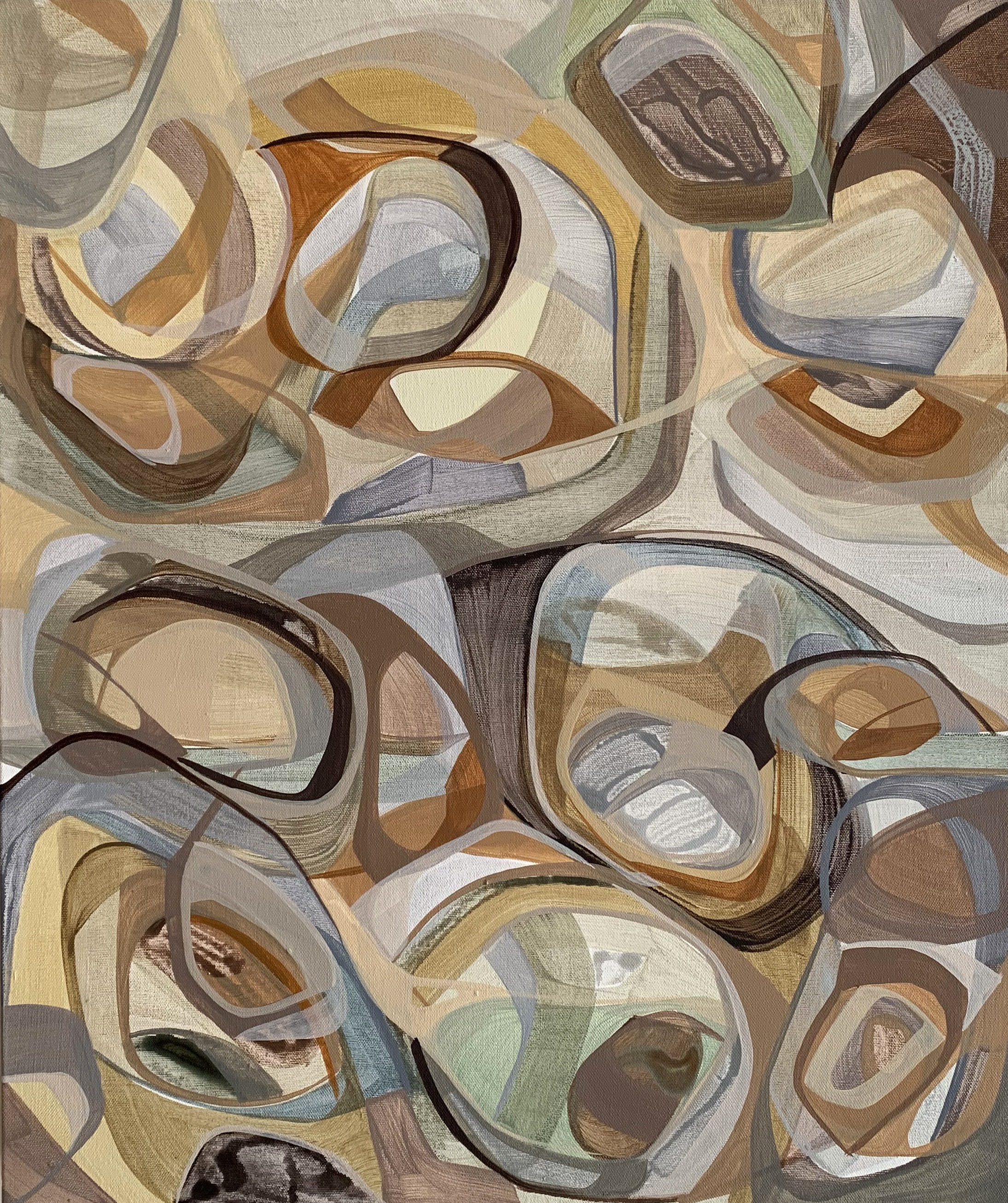 “Variety Nude” 24”x20” Oil and acrylic on canvas