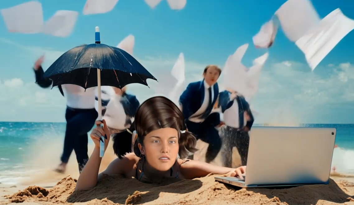 Half Tan, half panic, 2025