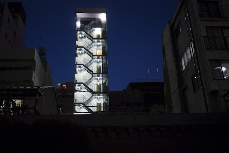 view of an escape route // asakusa
