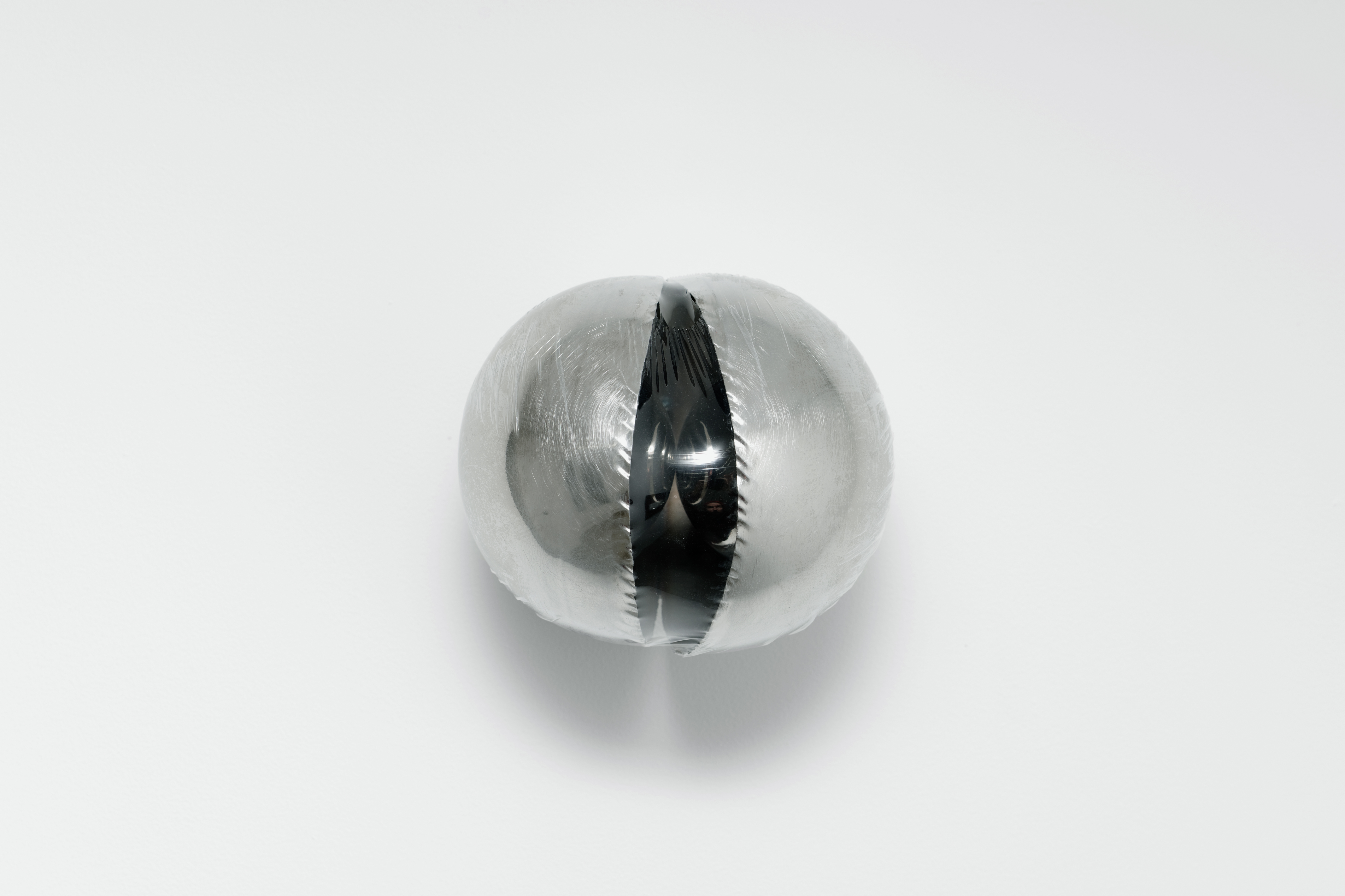 The already choking fields, 2023 Chrome plated-steel 17x15 x15cm