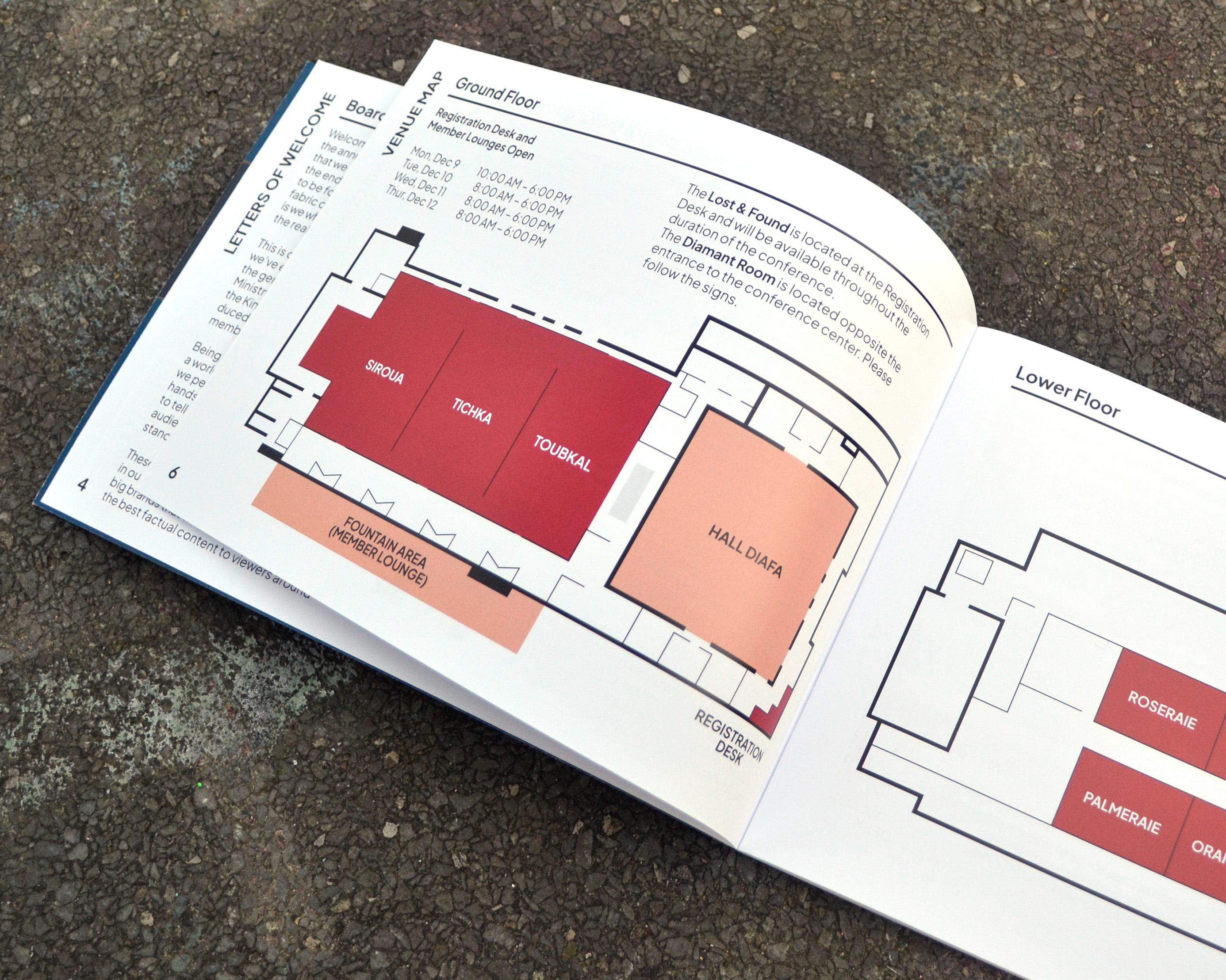 Brochure for WCSFP World Congress of Science & Factual Producers in Marrakesh in December 2024