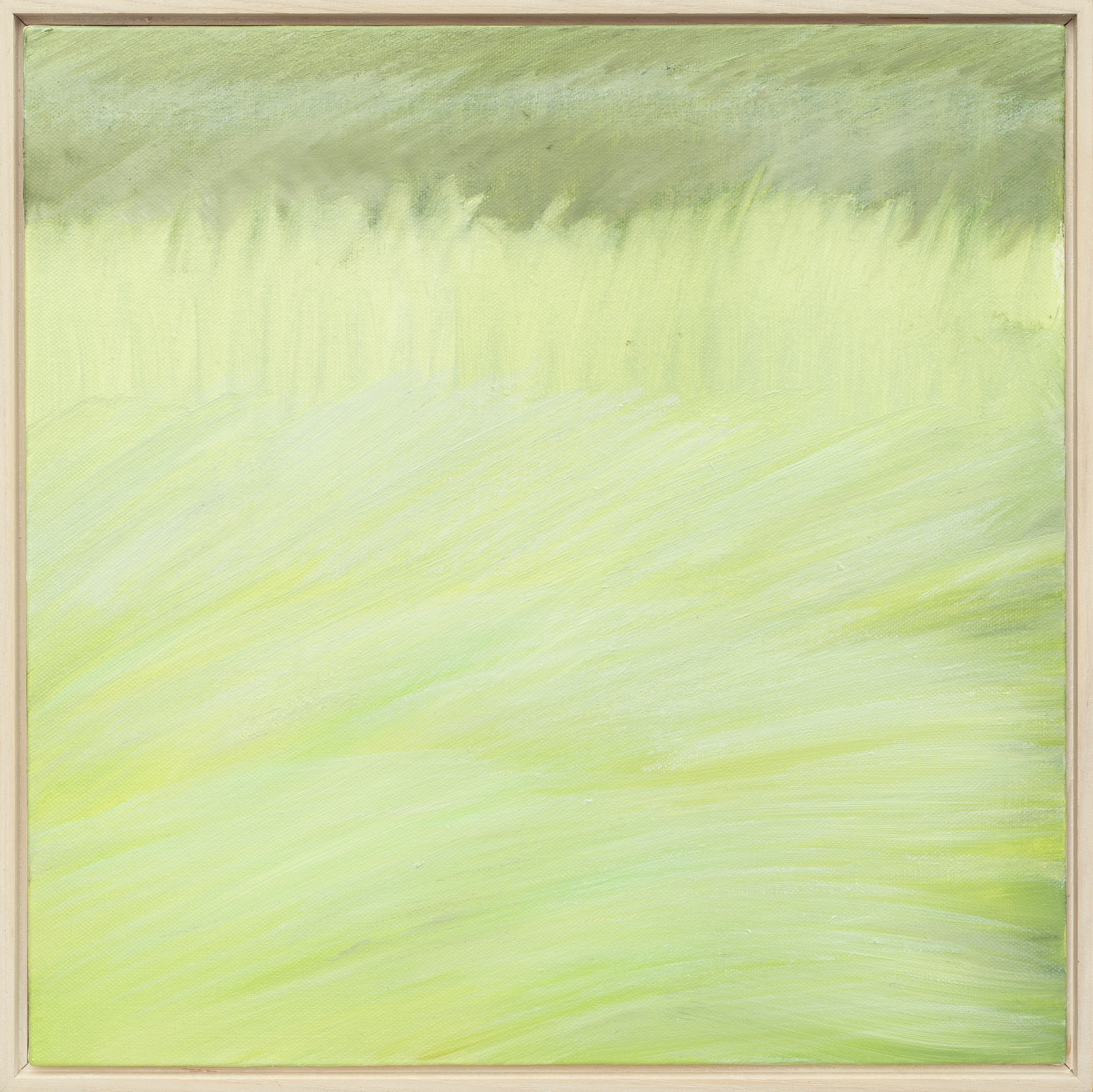 〈초록 불던 날_01〉, Oil on linen, 33x33cm, 2023, 개인소장