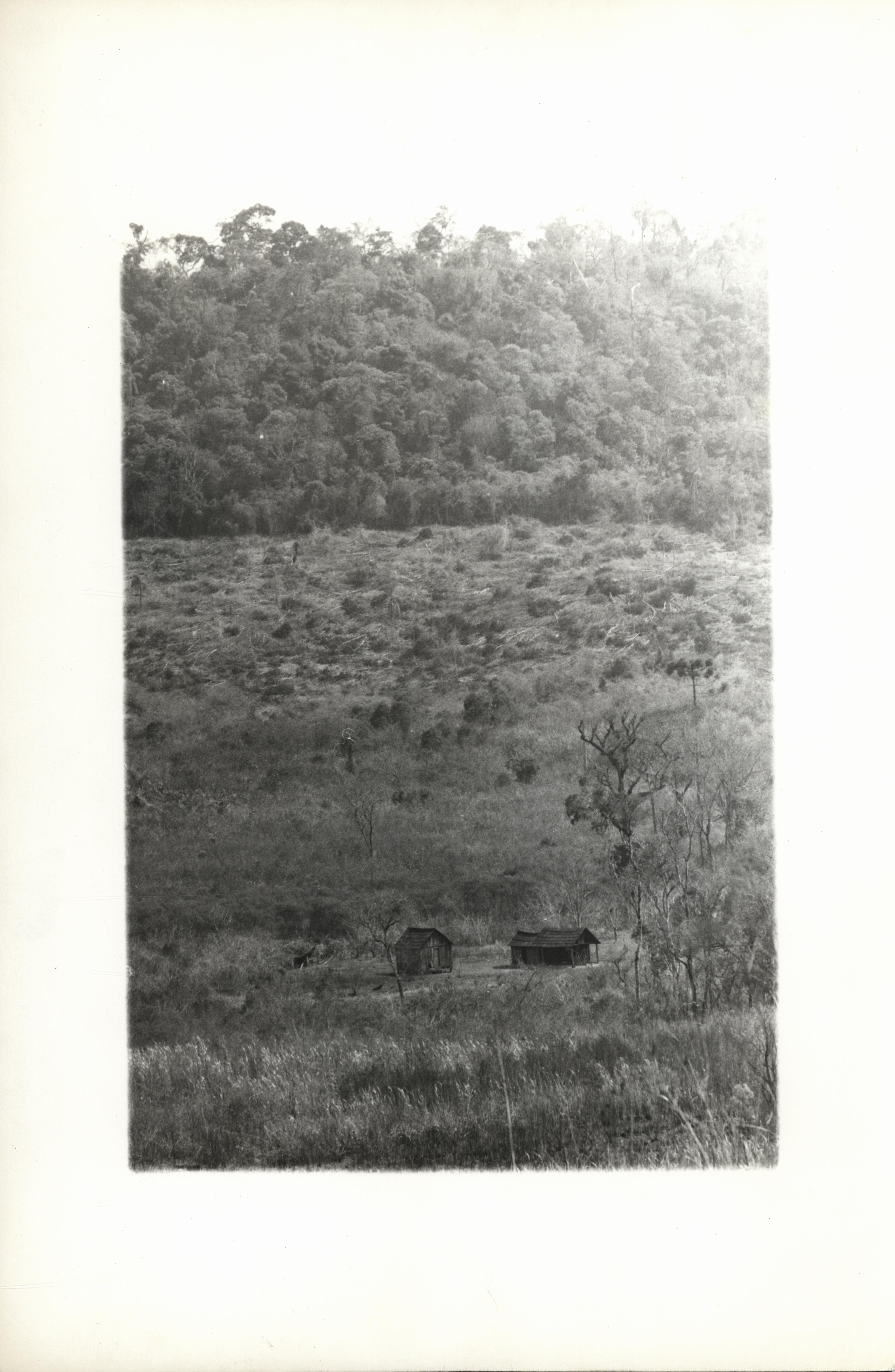 Autoria desconhecida, "Paisagem com casas de madeira", s.d.