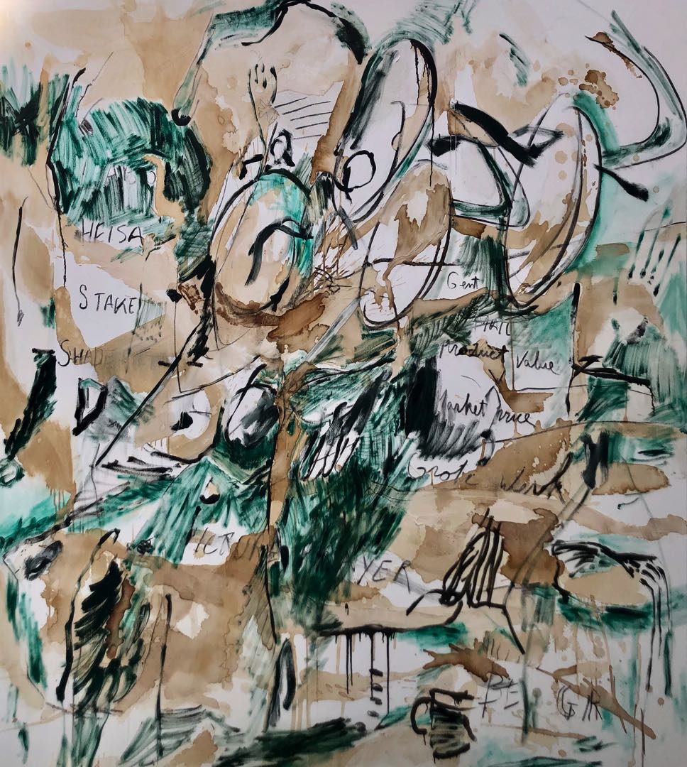 Heisa 2021 Oil on canvas 200x180 cm