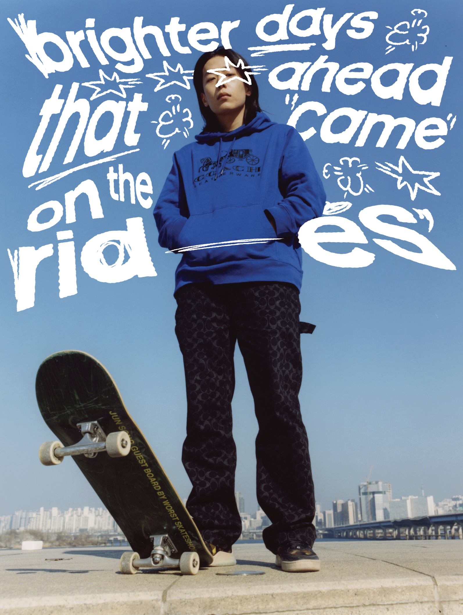 DAZED KOREA 'COACH MEN' Graphic Design