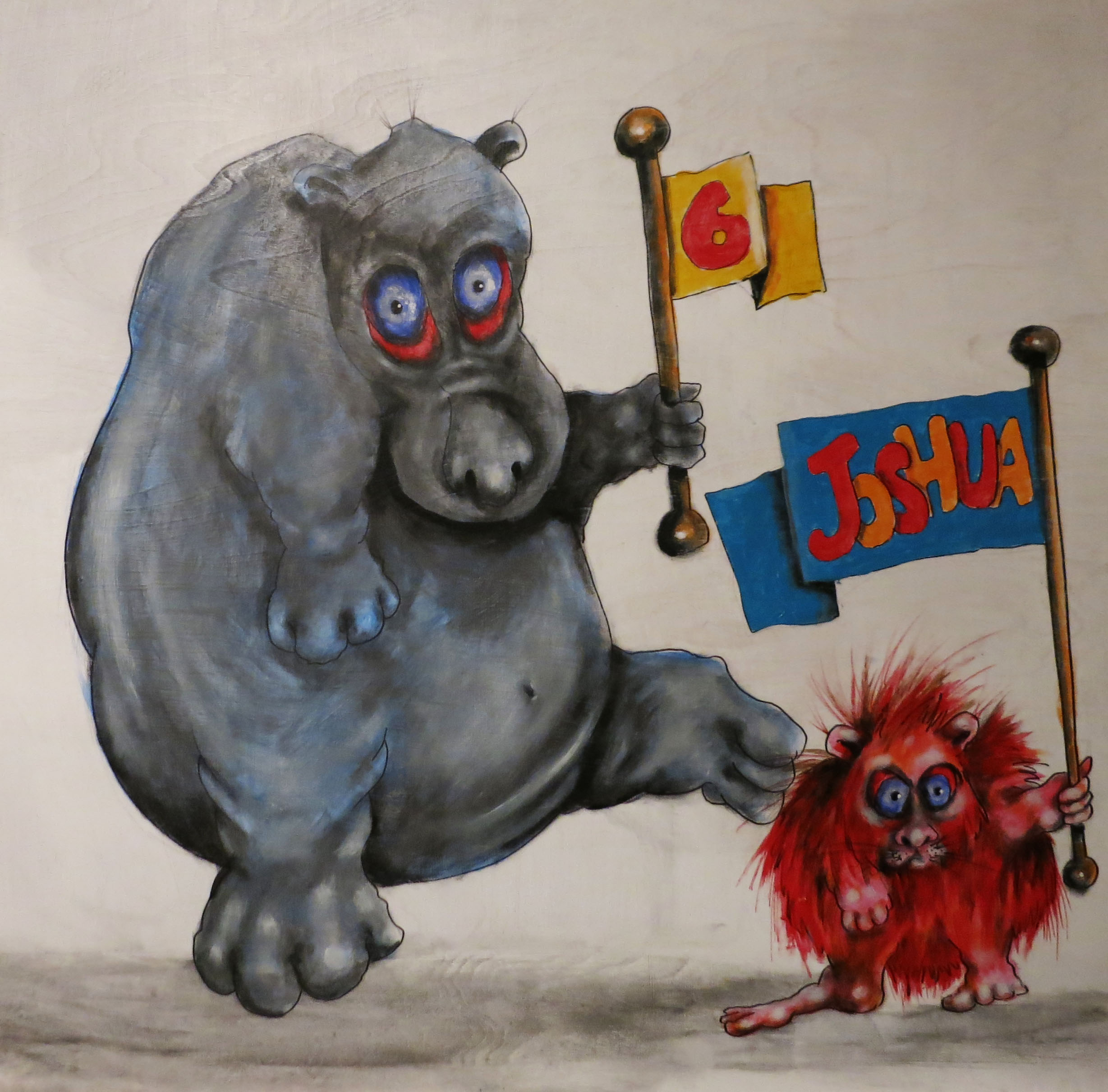  Acrylic on panel – 24” x 28” 