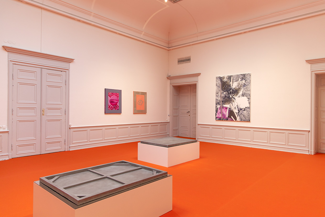 Sculptures and painting by Sigrid Sandström, paintings by Jan Rydén 2014