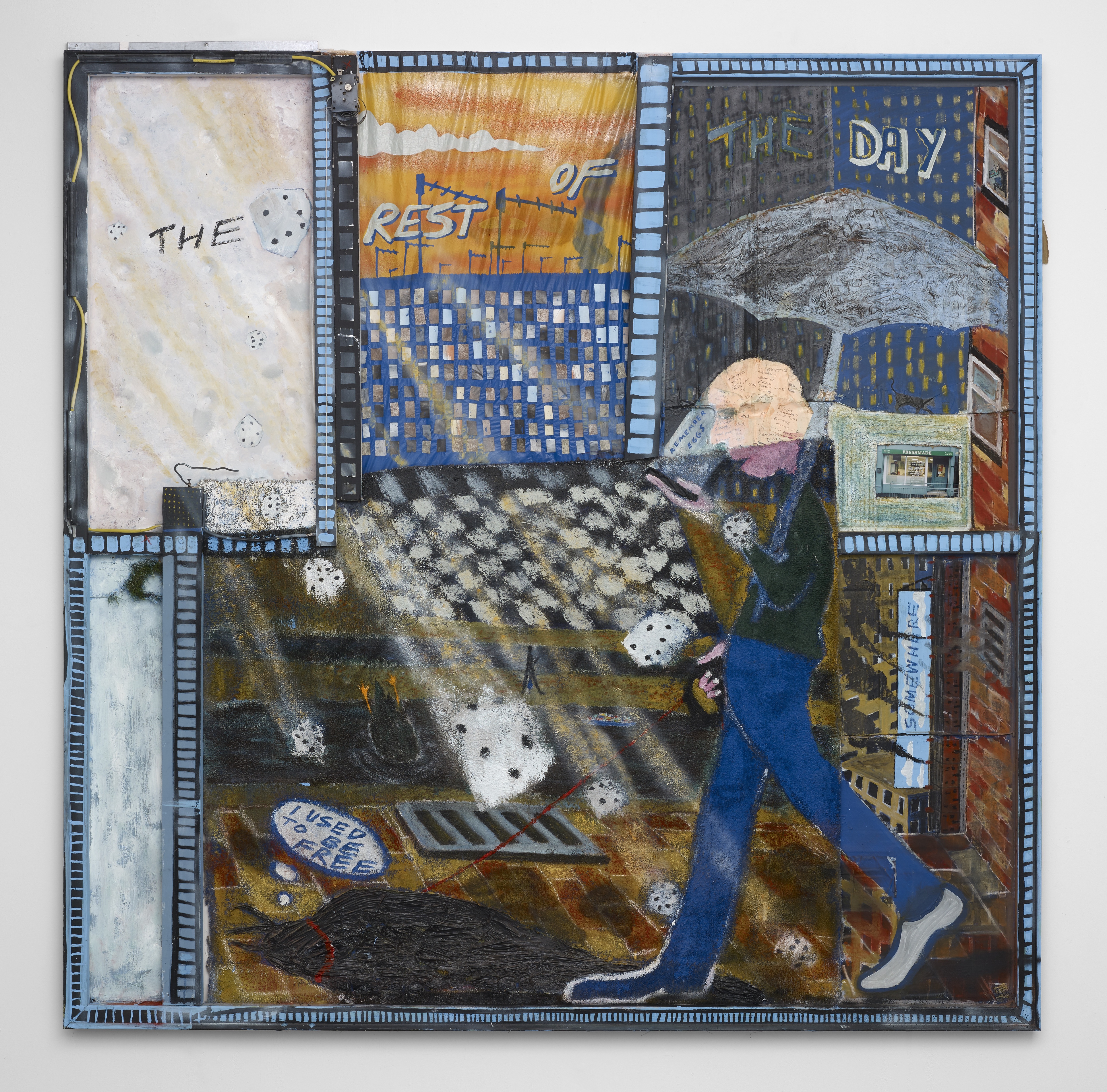 The rest of the day, 170x170cm, 2021