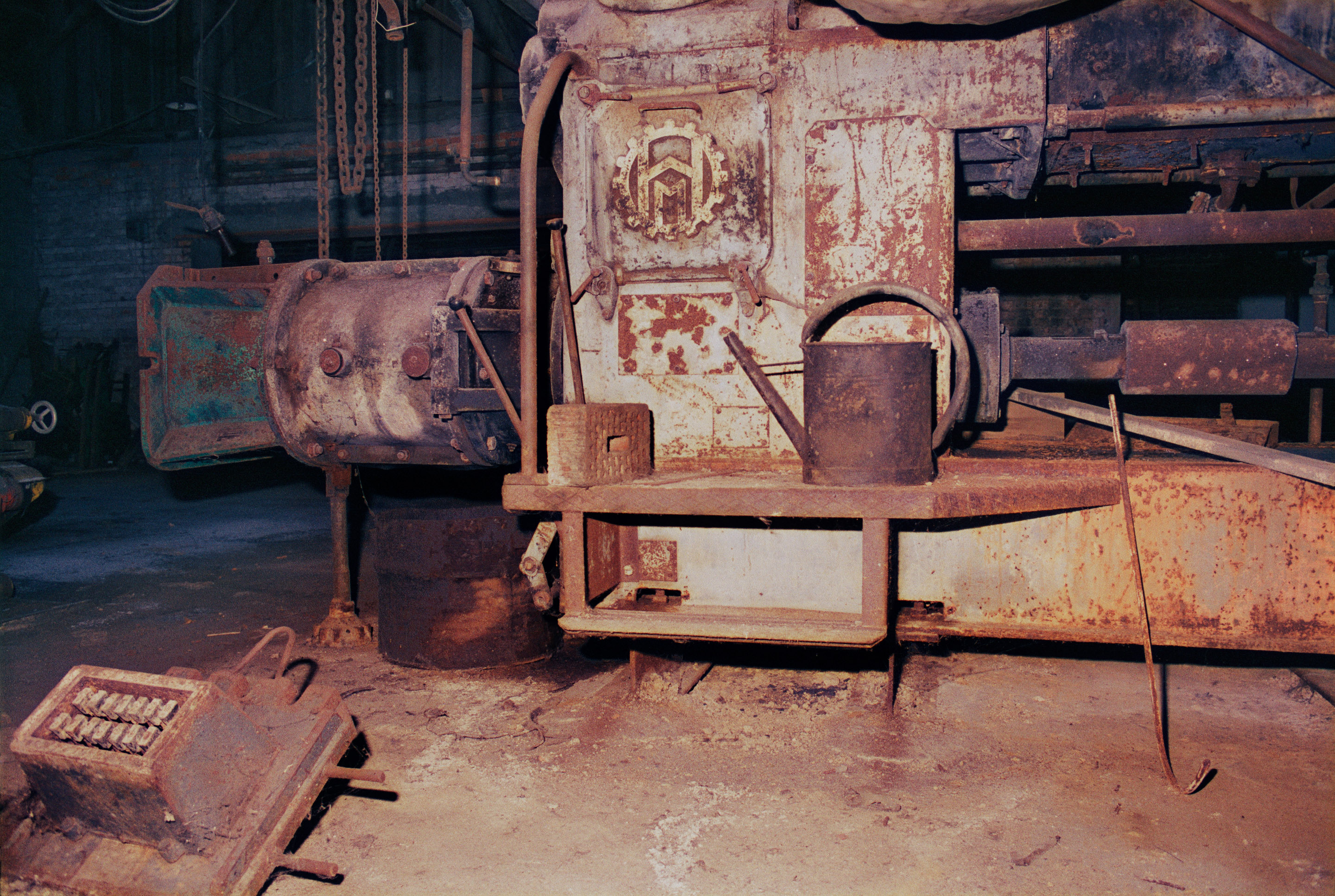 Fabrik Maschine mit Kanne