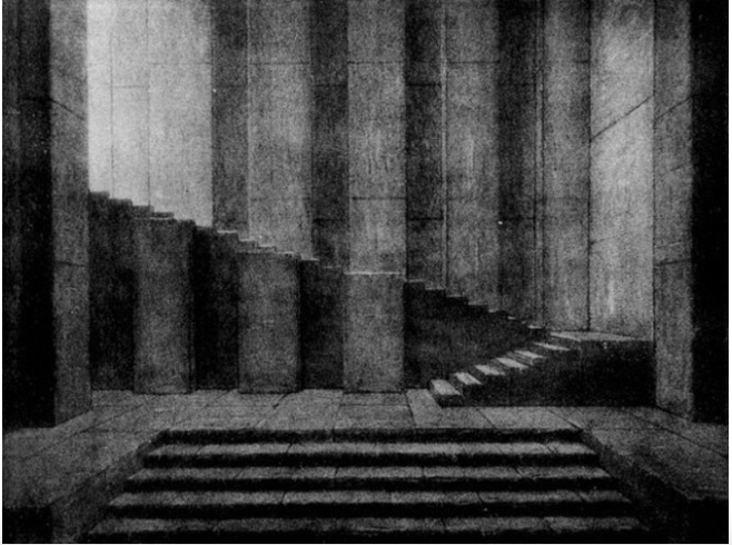 A Stage Sketch - Adophe Appia