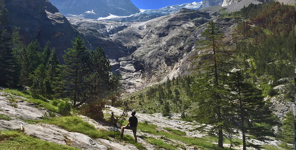 Vista sul ghiacciaio del Rosenlaui, Canton Berna. (Luglio 2019)