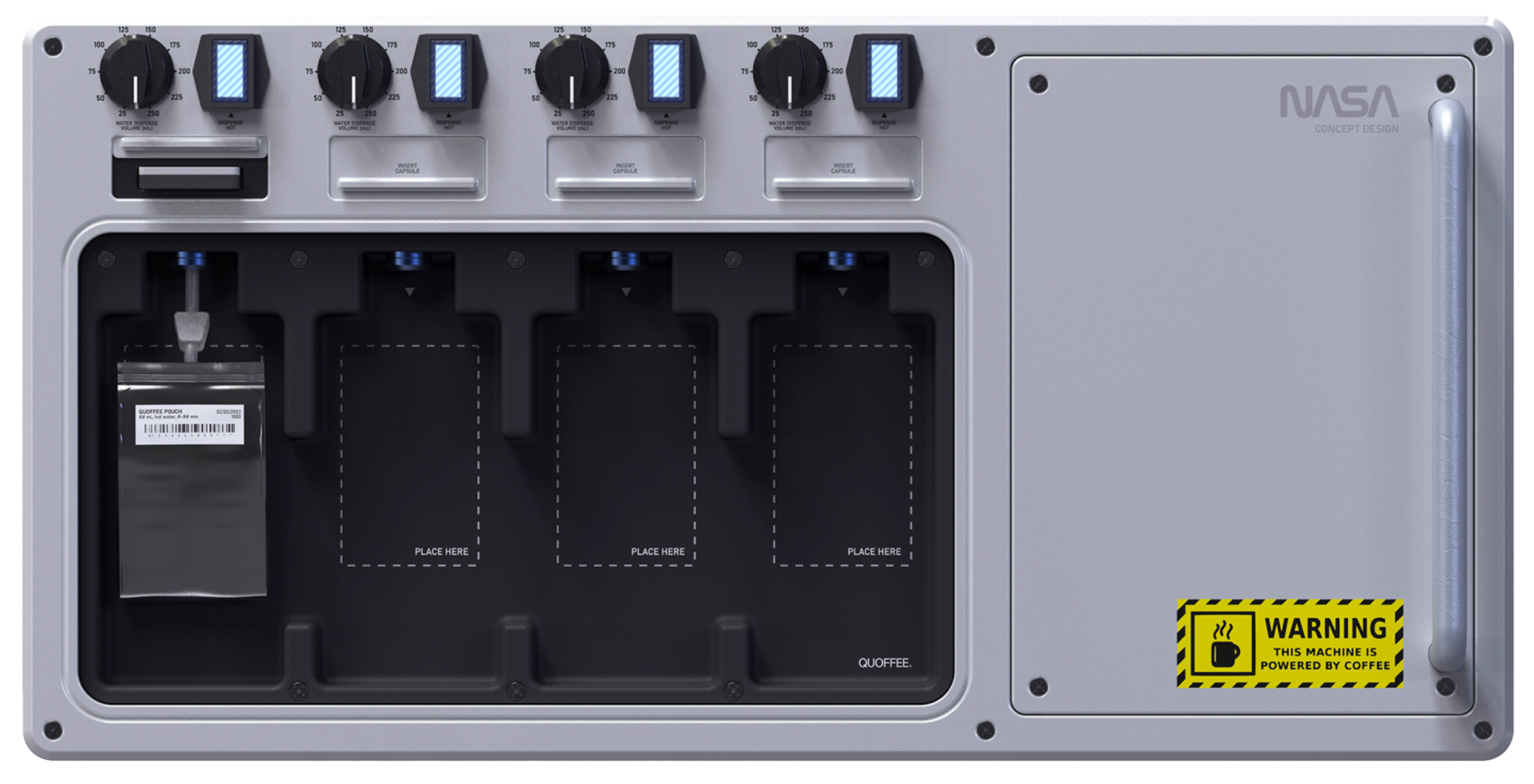 QUOFEE - The coffee maker built for space habitats