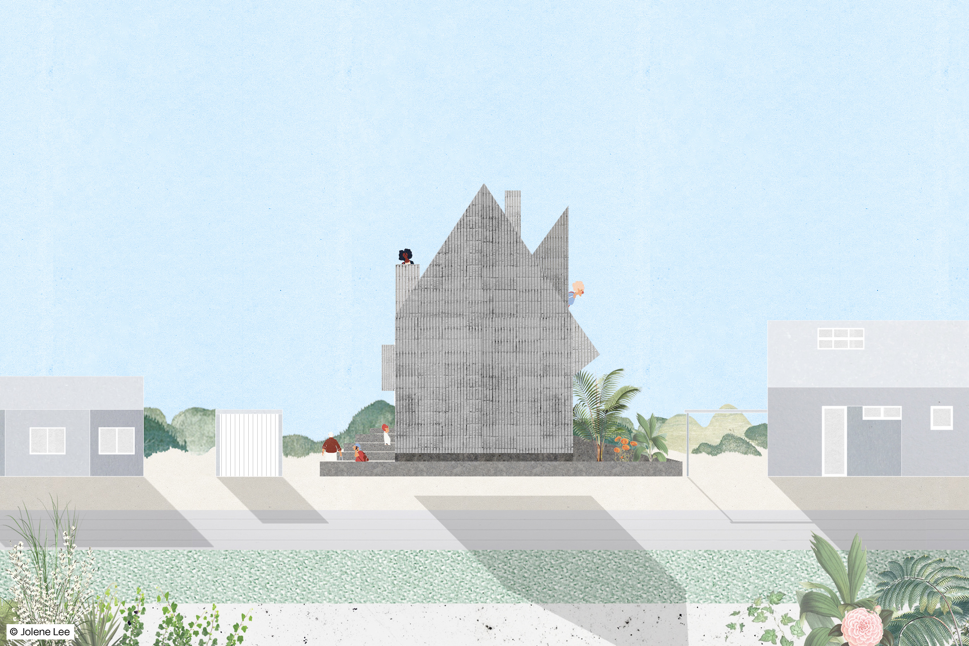 jolene lee the barn 2017 exterior collage