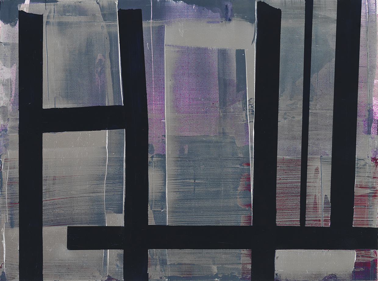 Untitled, acrylic on board, 9" x 12", 23 x 31cm 