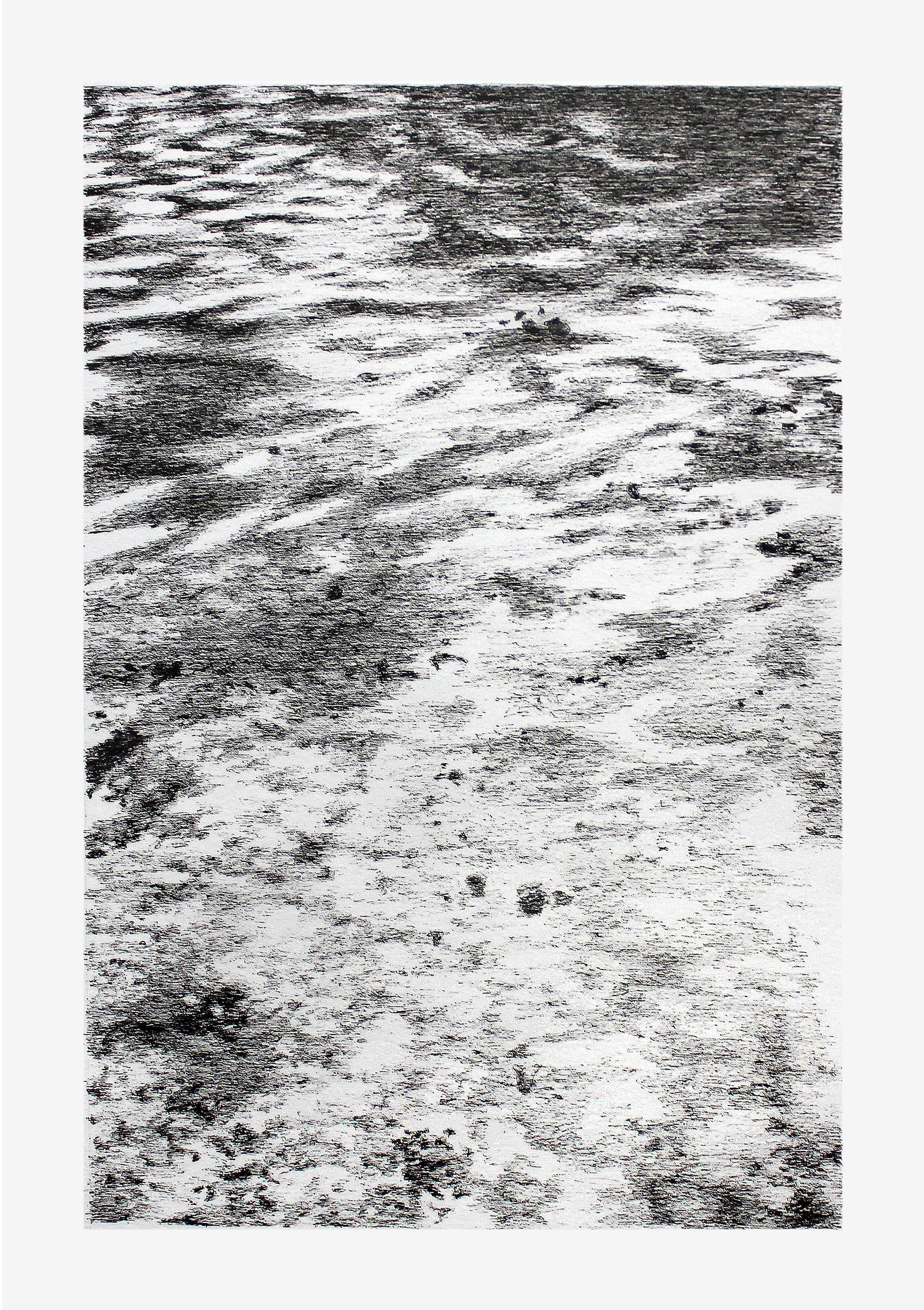 Terrain 2, 2018, ink on paper, 30.0 x 20.0 cm