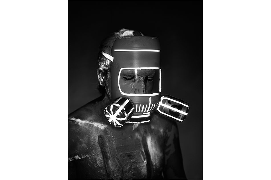 Rodrigo ValenzuelaMask # 6, 2018Archival pigment print mounted on Sintra84.5 x 58.4 cm