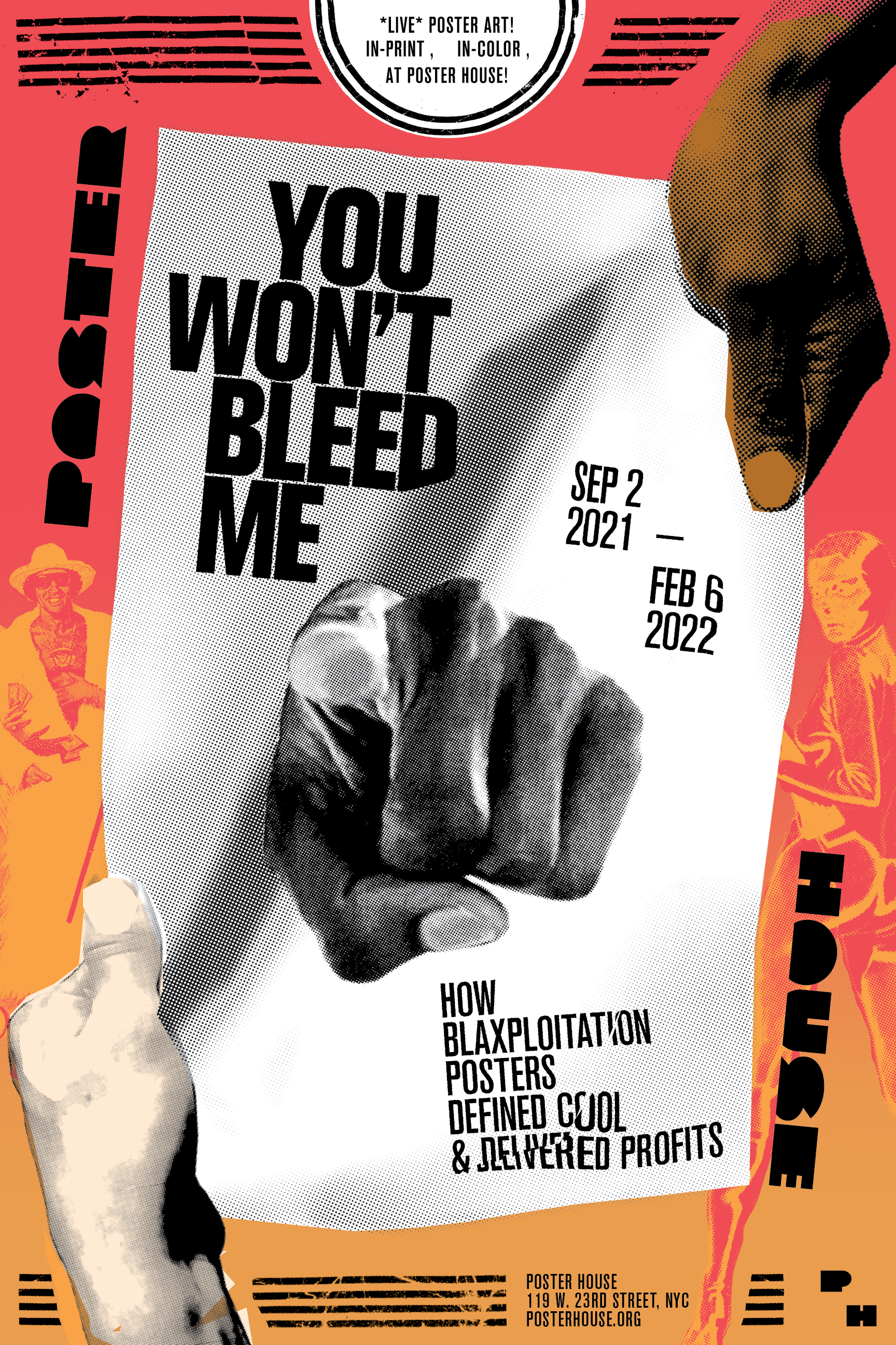 5-color screenprint on 100C paper.  24 x 36"