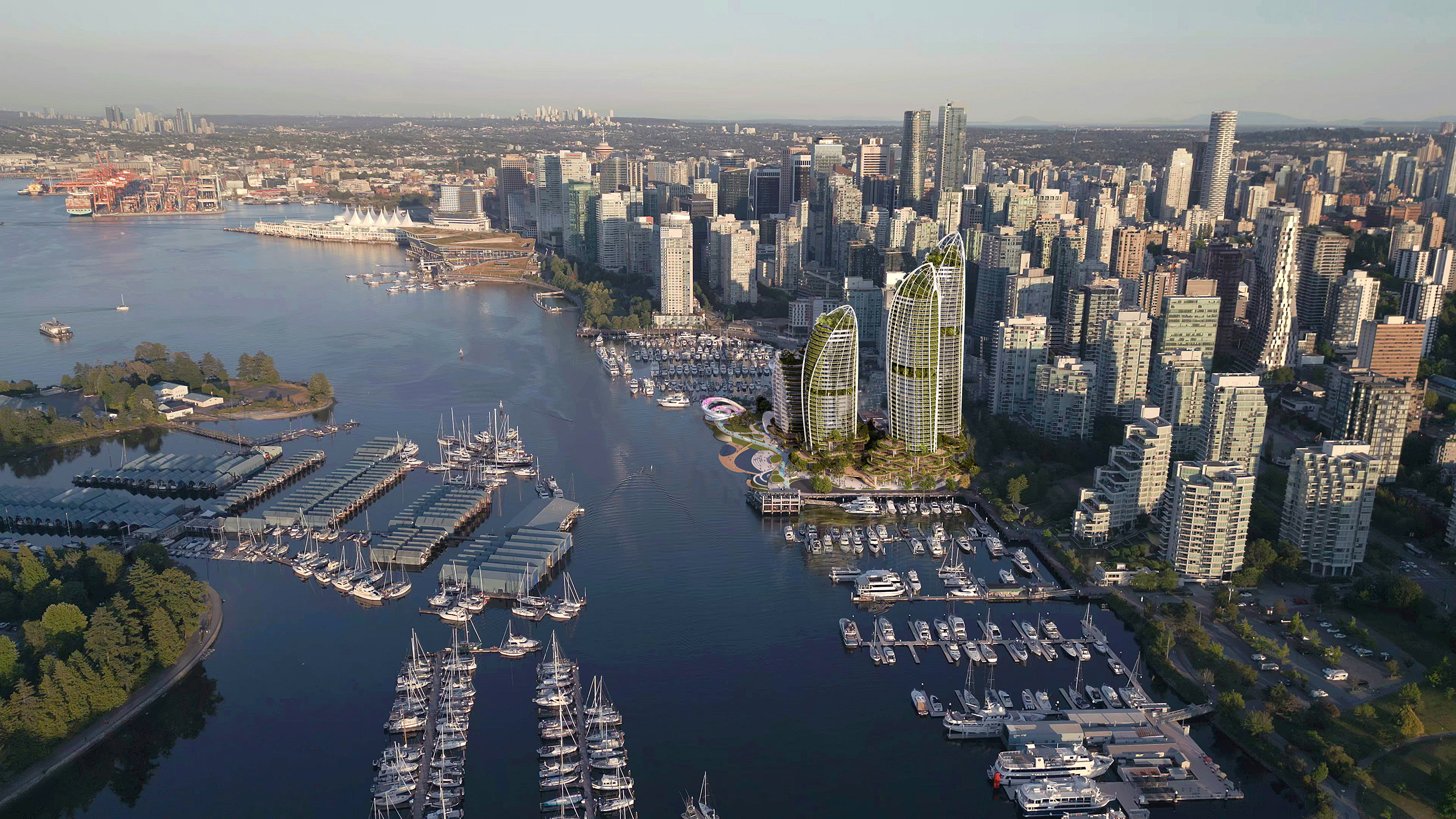 Rendering Aerial View @architectural illustration & cg