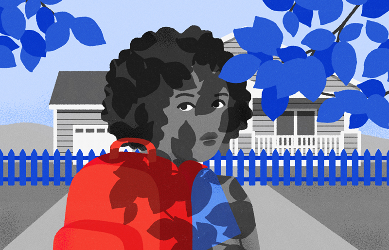 The Boston Globe biracial Illustration María Hergueta