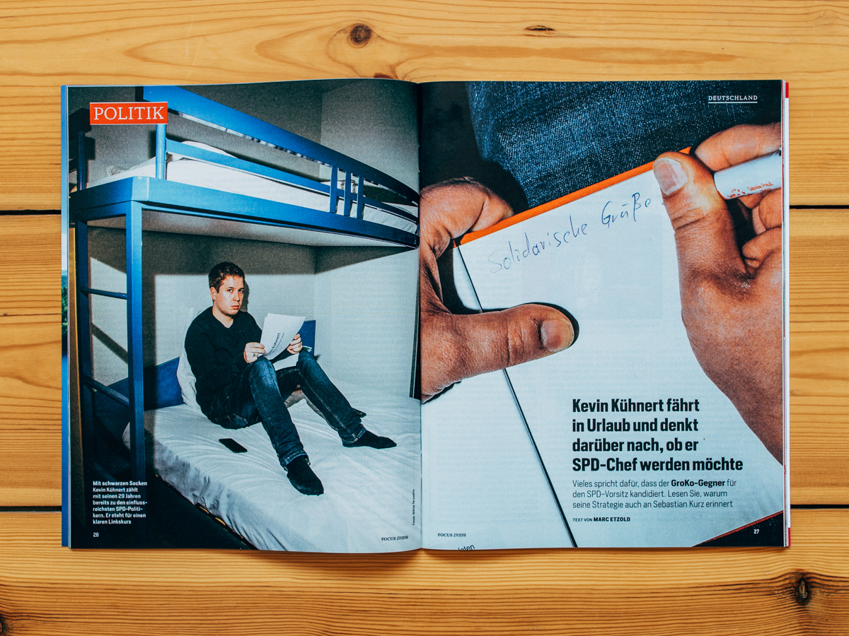 FOCUS / Kevin K&uuml;hnert / Juli 2019