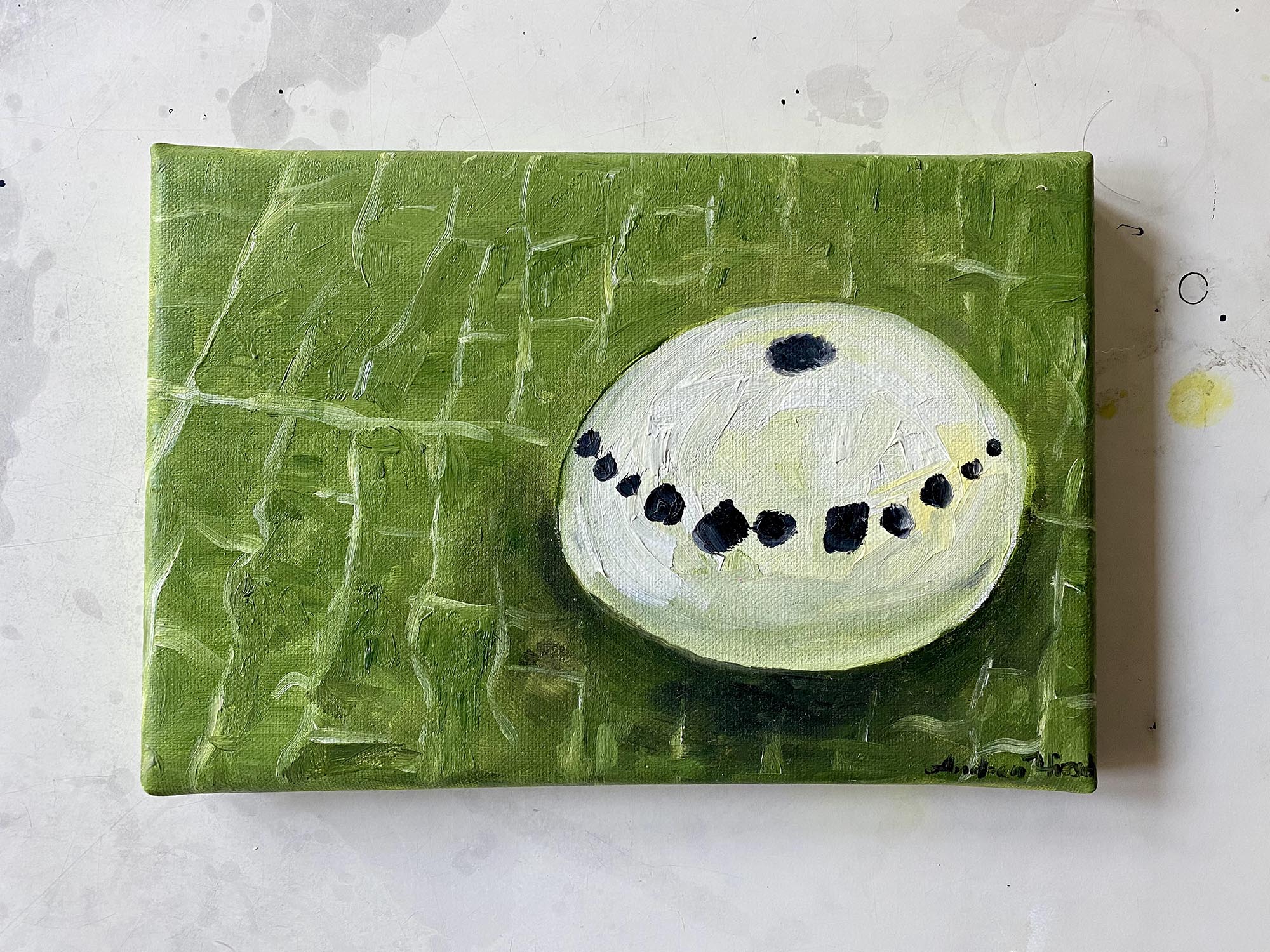 [ imago_002 / 24 x 16 cm / oil on canvas / artist: Andreas Hirsch ]