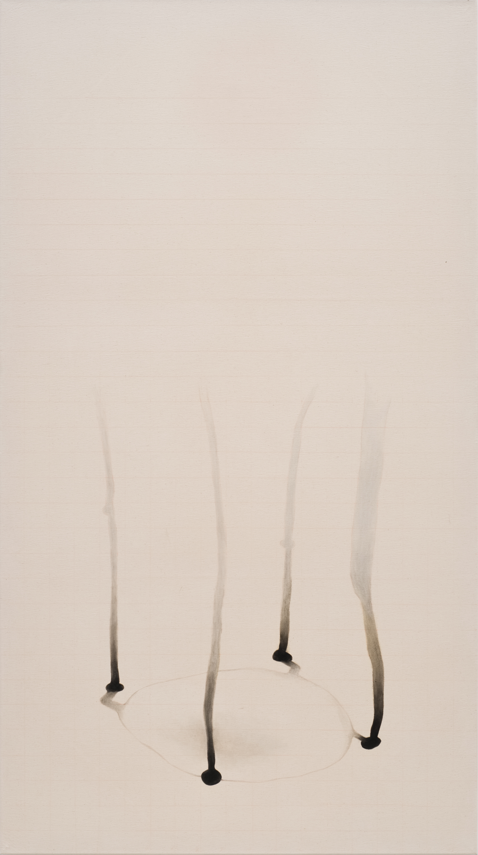 I'll catch you, 2021, oil on canvas, 170x95cm