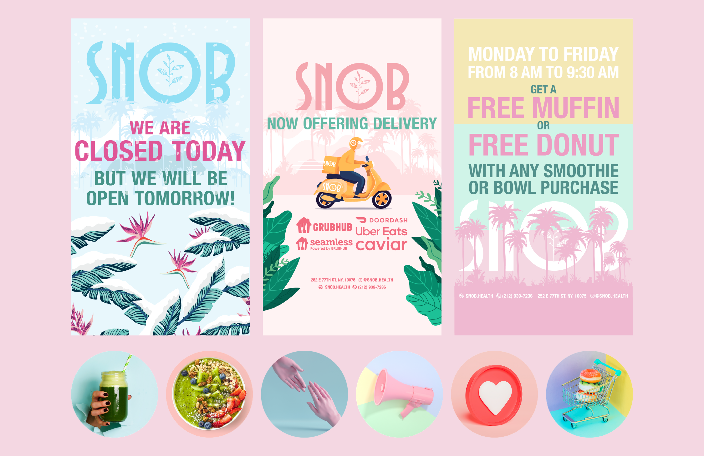 SNOB Social Media Graphics