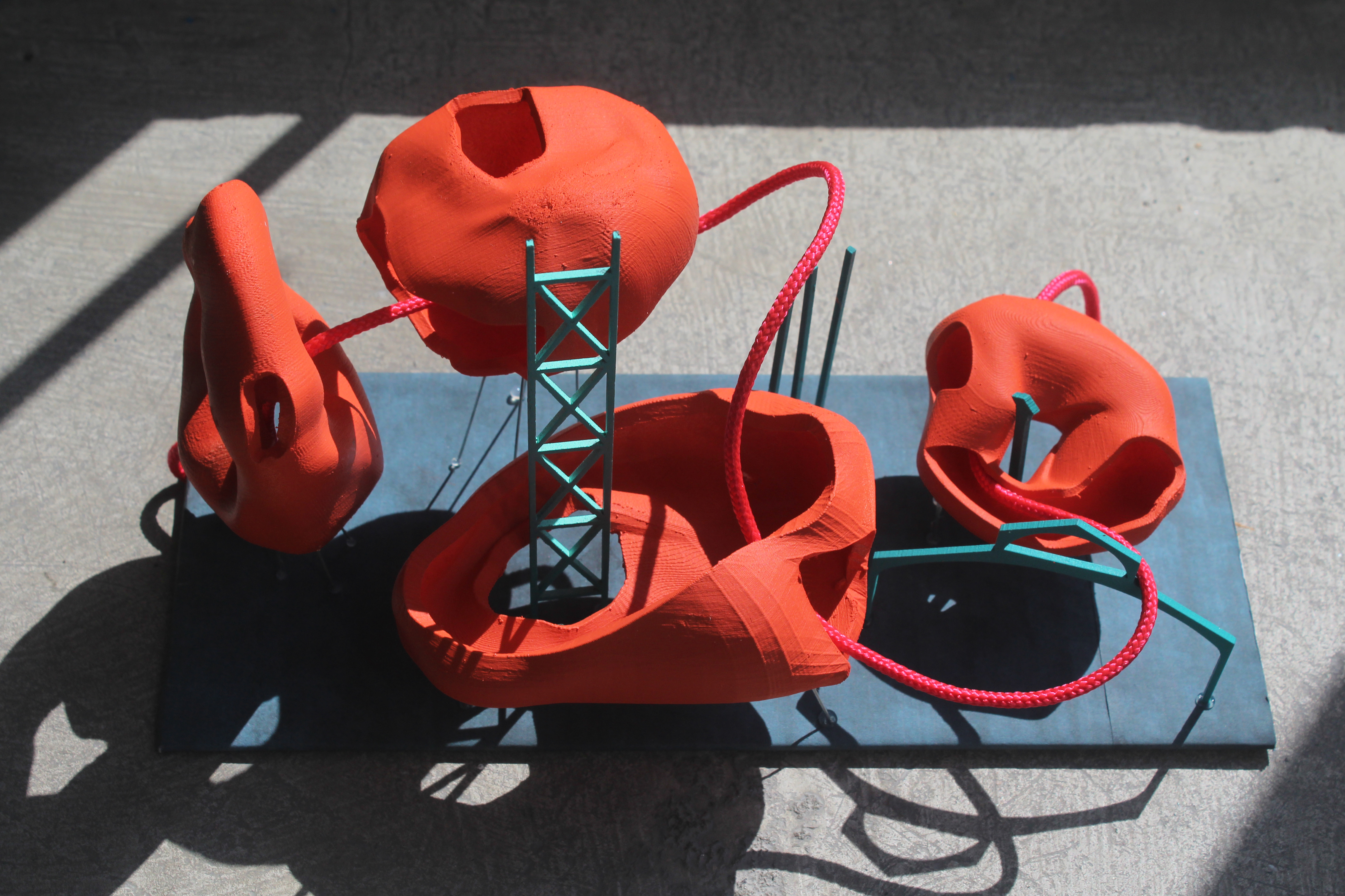 3D model from Breathing Space thesis project, 2021