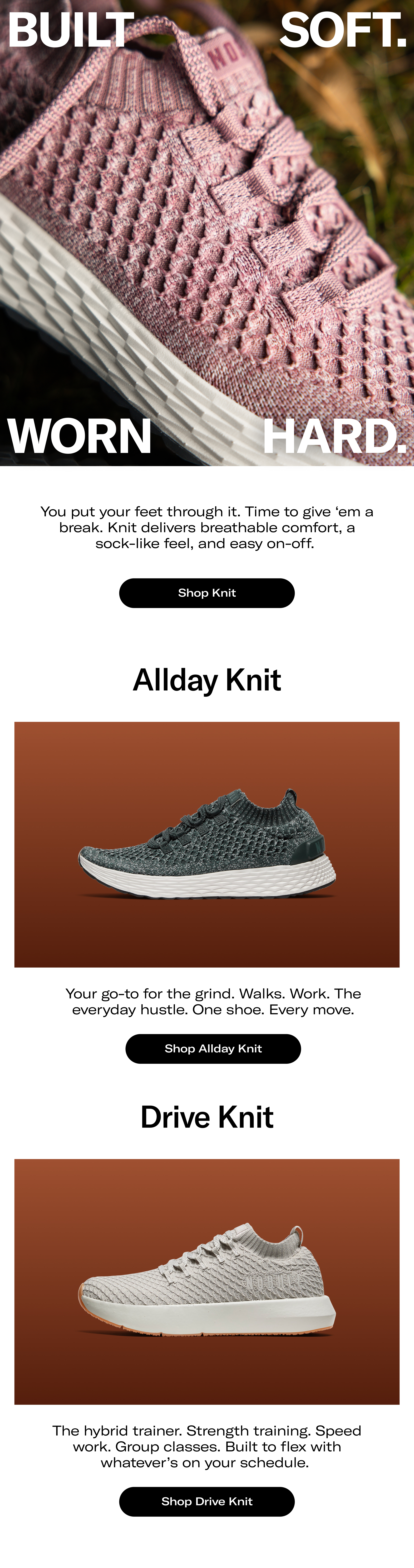 Shoe of the Season Email