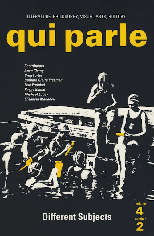 Qui Parle, Volume 4, Number 2, Spring 1991