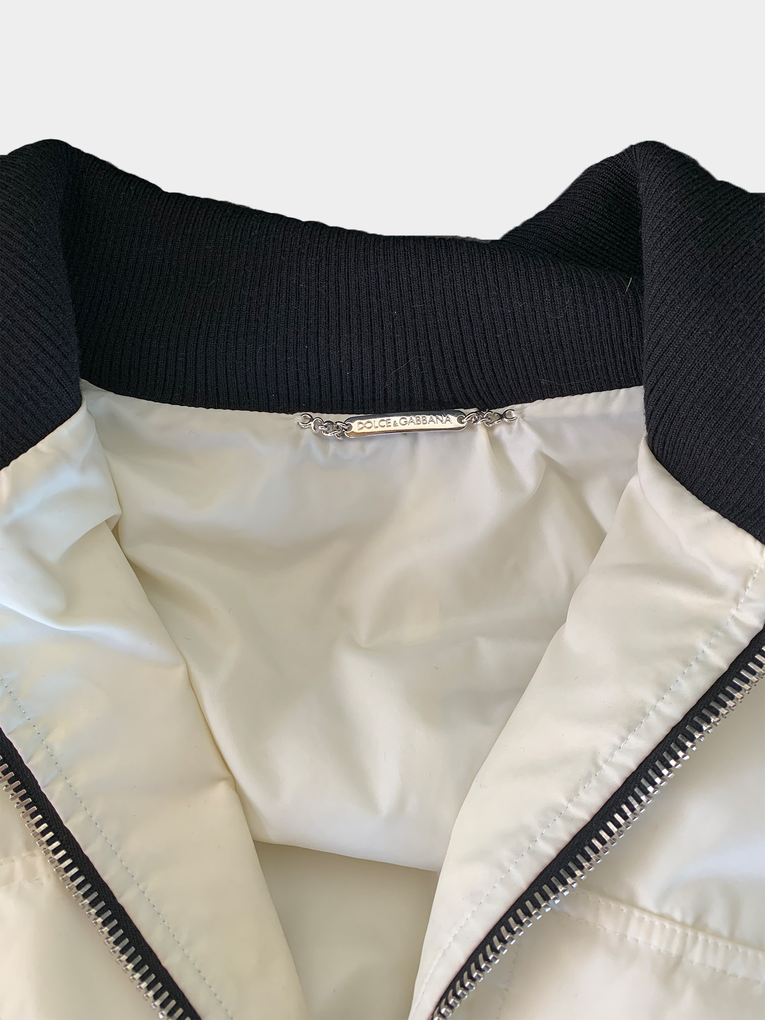 DOLCE GABANNA White Bondage Parachute Jacket 38 - ARCHIVED