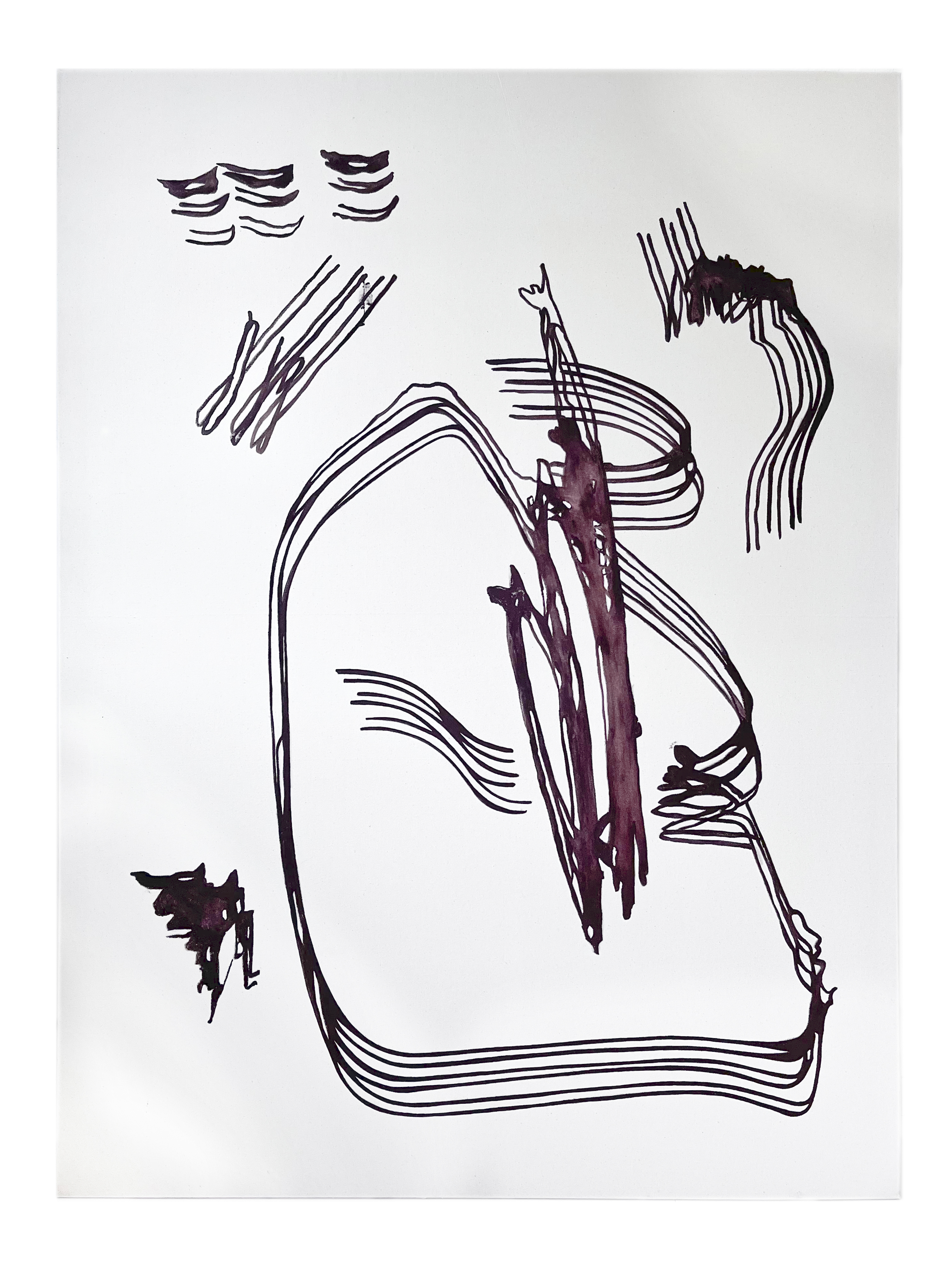 It‘s All Chaos But It‘s Good (2022)Acrylic ink on canvas160x120cm