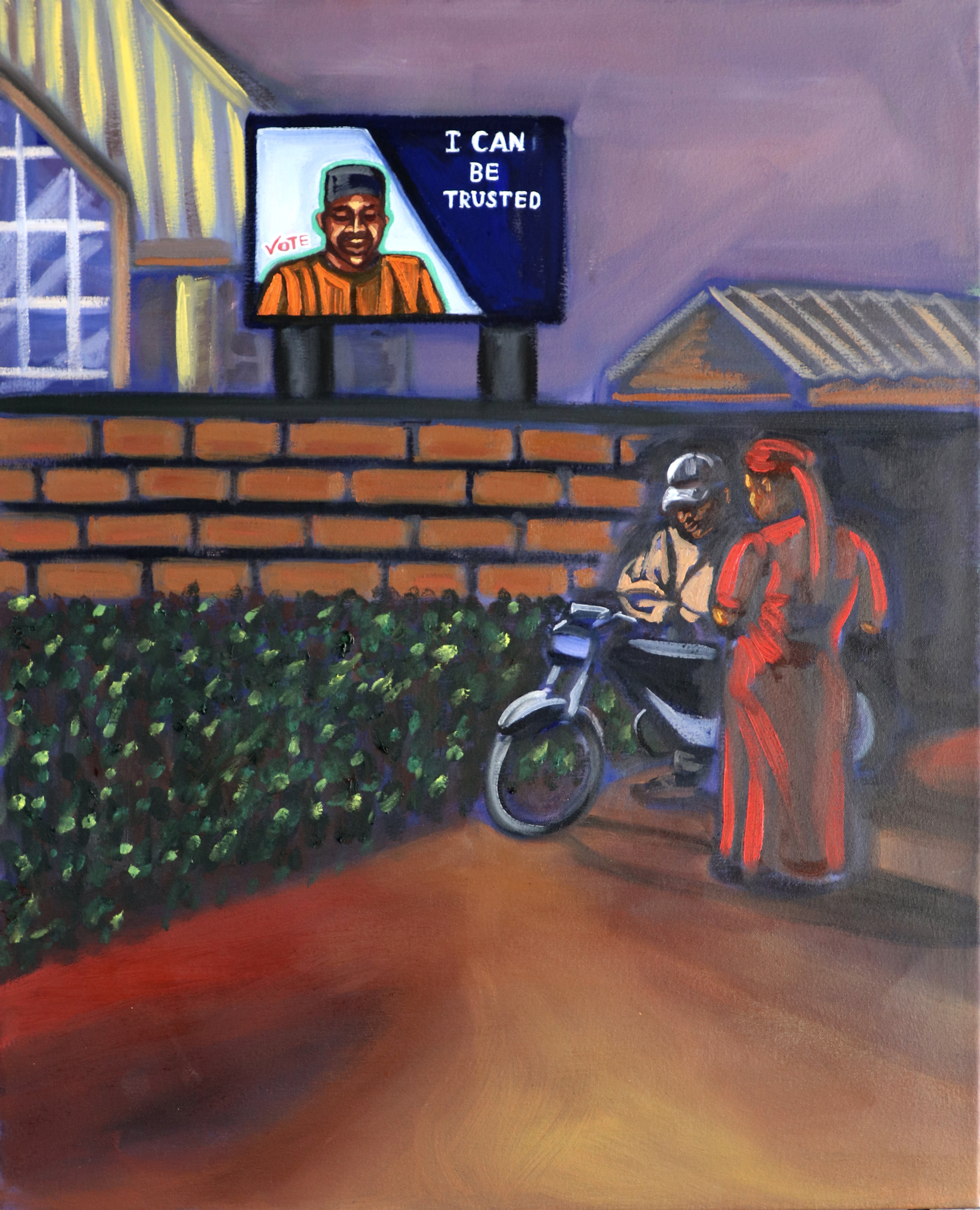 Broken Promises (2019) Oil on Canvas, 22 in. x 27 in.